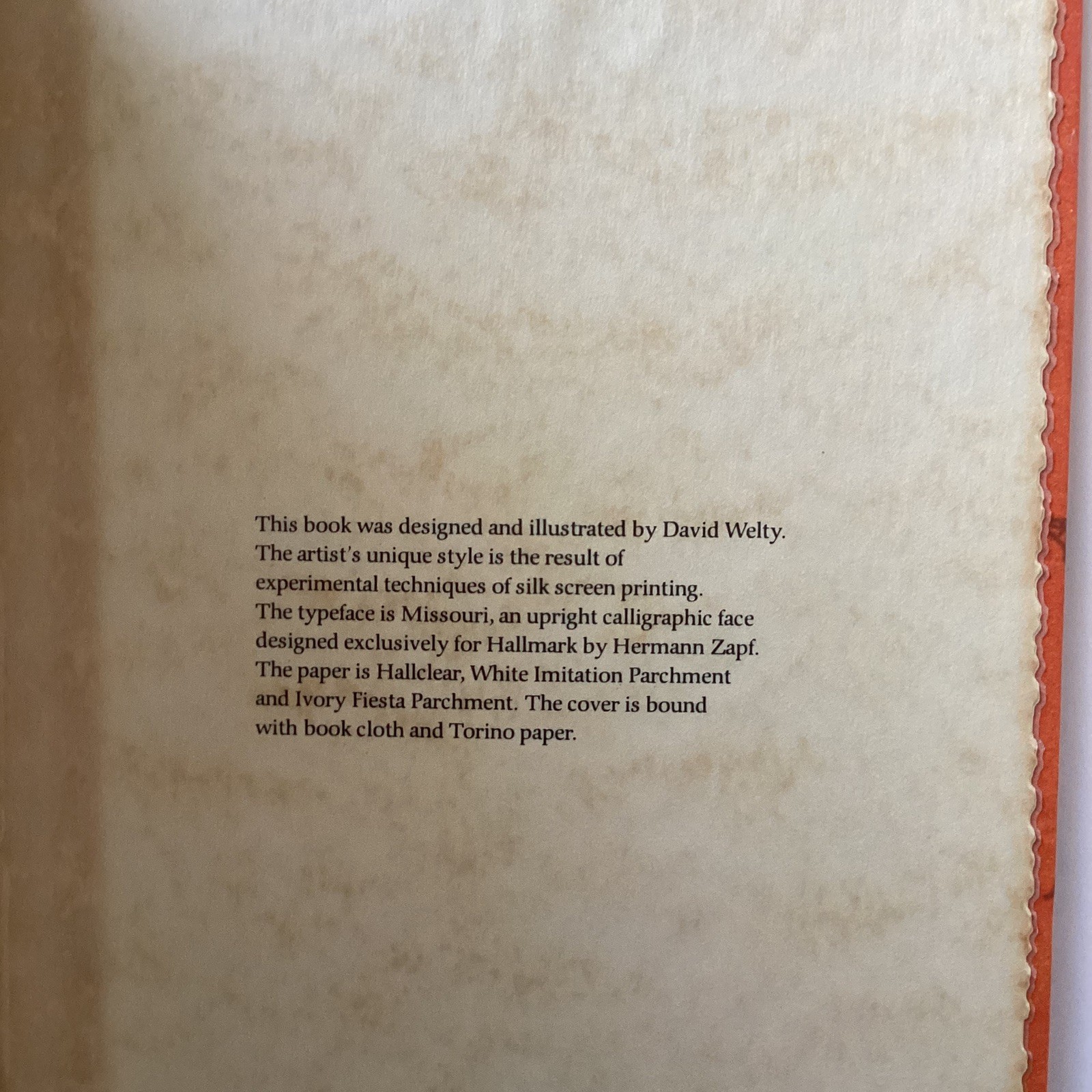 The Colors Of Time By Florence Jacobs Hallmark Crown Edition 1972 HC VG