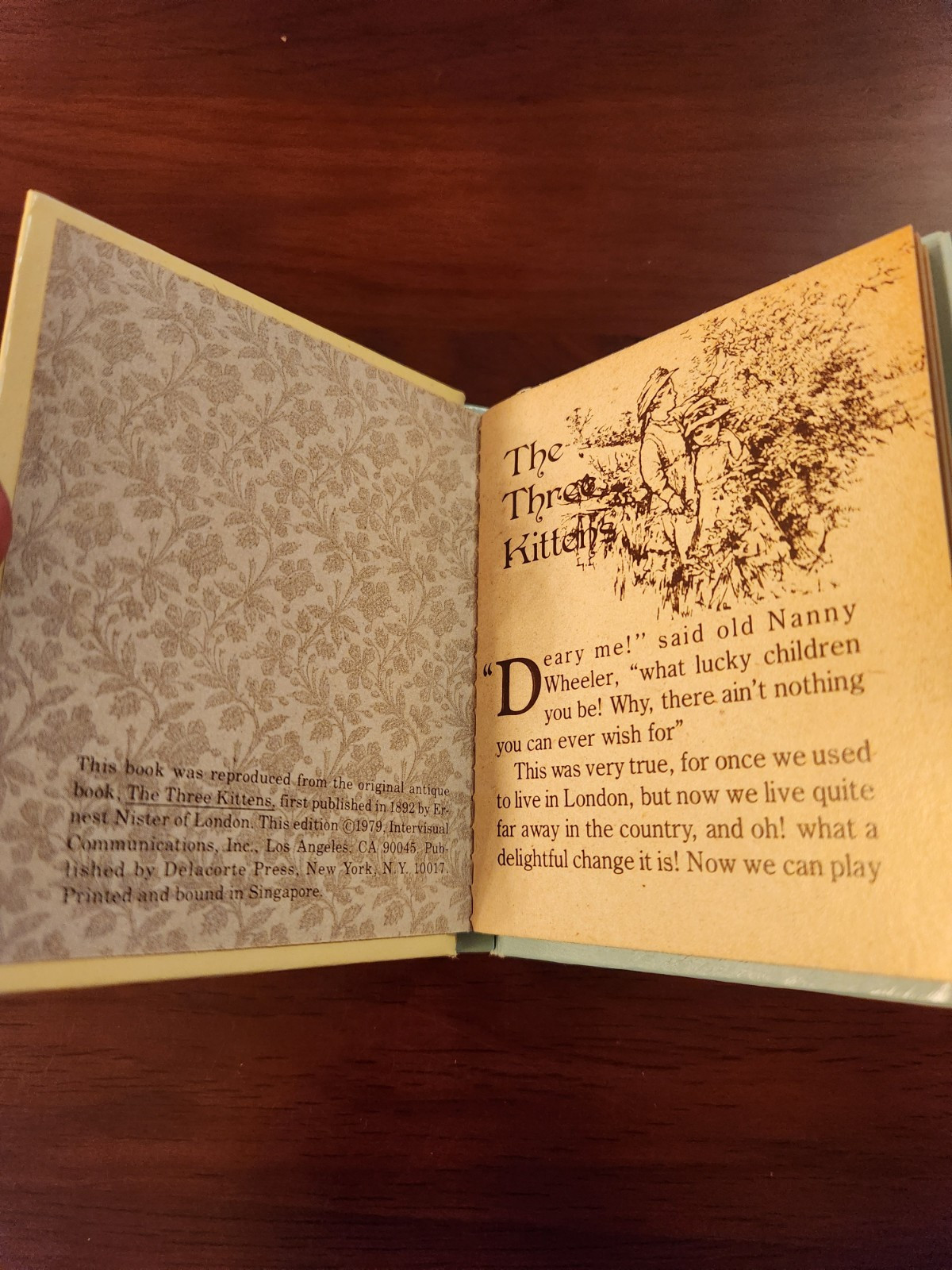 Golden Tales From Long Ago. Ernest Nister. 1979. Delacorte Press Antique Library