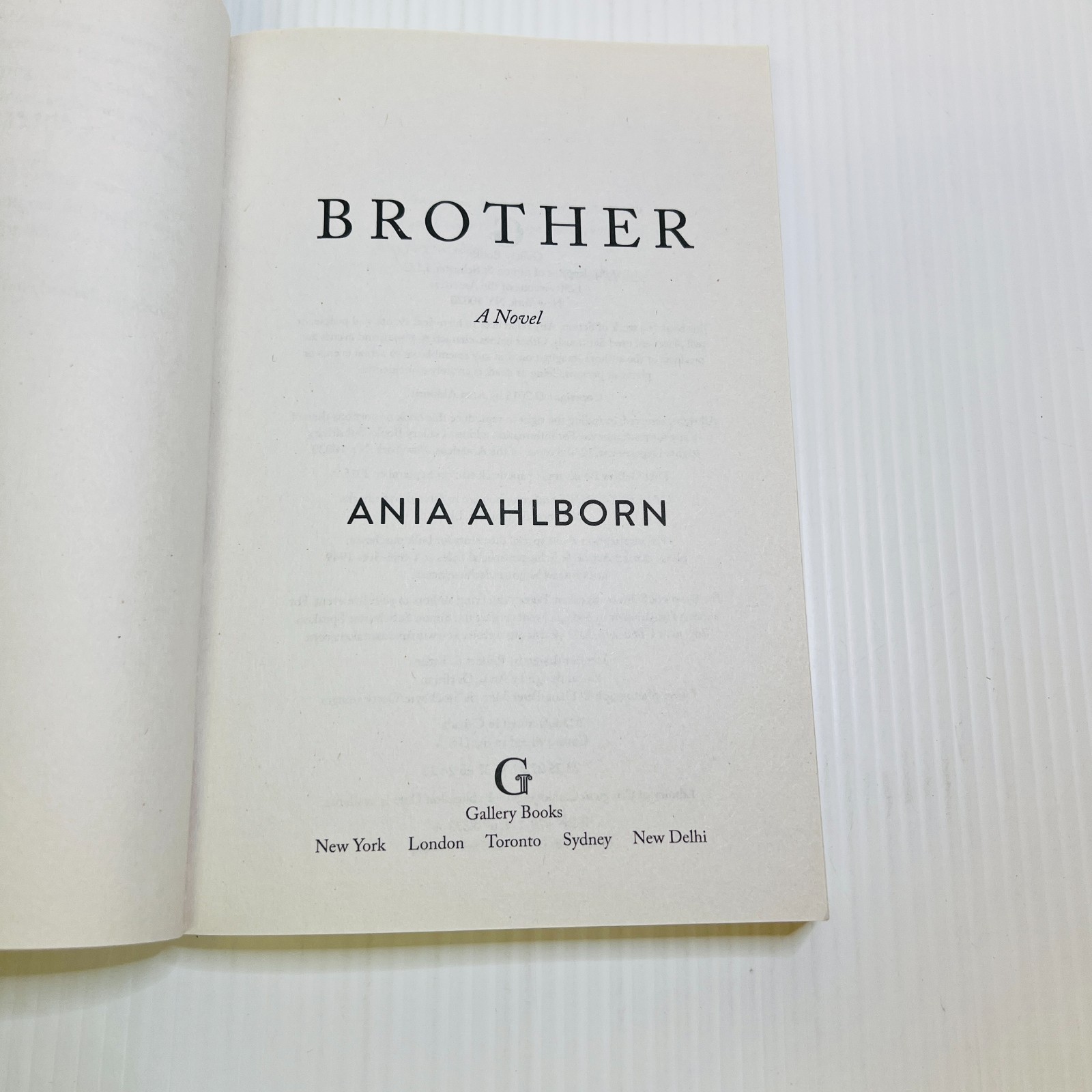 Brother by Ania Ahlborn (2015, Trade Paperback)