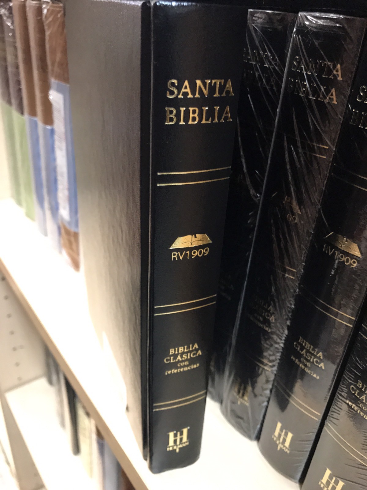 BIBLIA ANTIGUA VERSION CLASICA 1909 CON REFERENCIAS TAPA DURA NEGRO