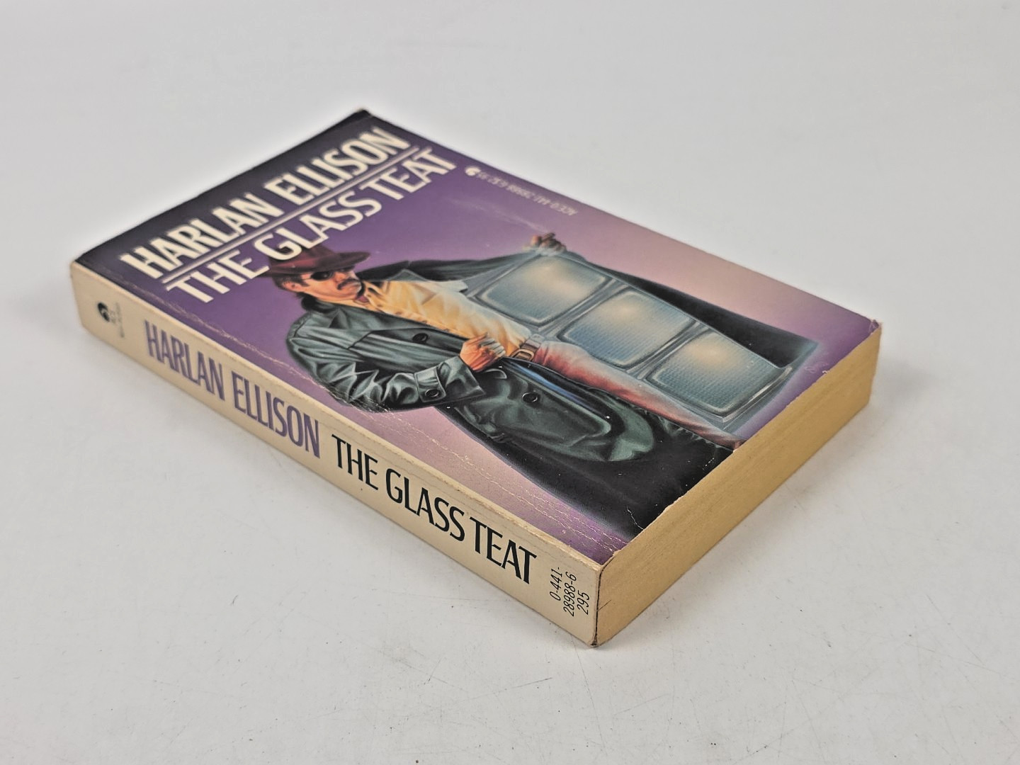 4 Harlan Ellison Lot ~ 1980s Paperbacks ~ Glass Teat, Spider Kiss, Wonder & More