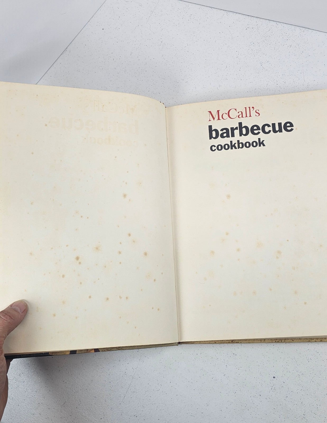 McCall’s Barbecue Cookbook 1965 Vintage Grill Recipes Random House 132 Pages