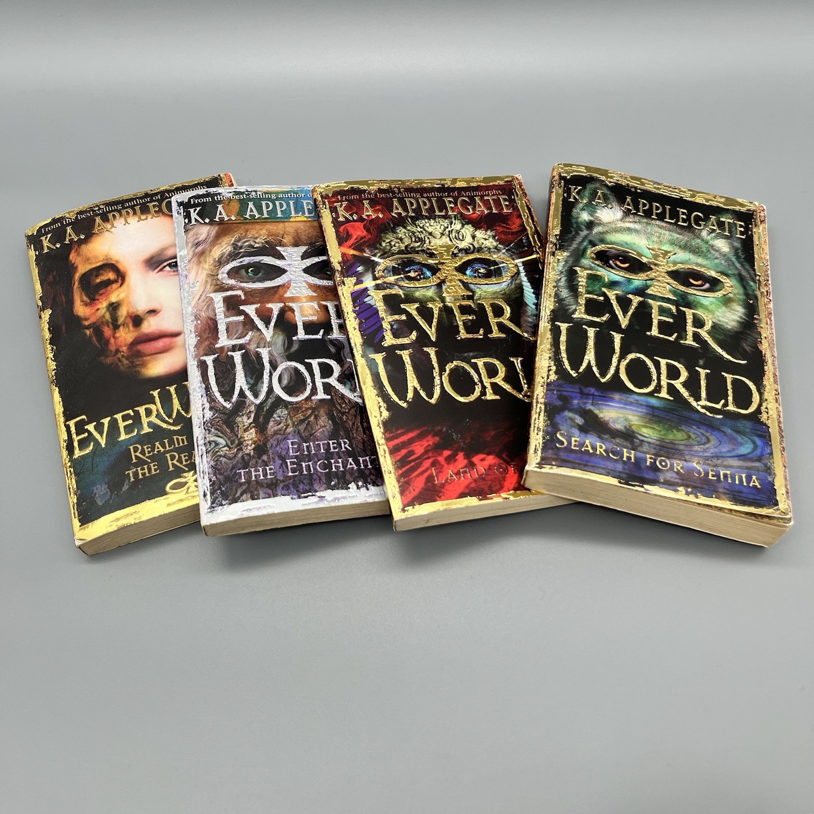 Complete Set Series – Lot of 12 Everworld Books by K.A. Applegate YA