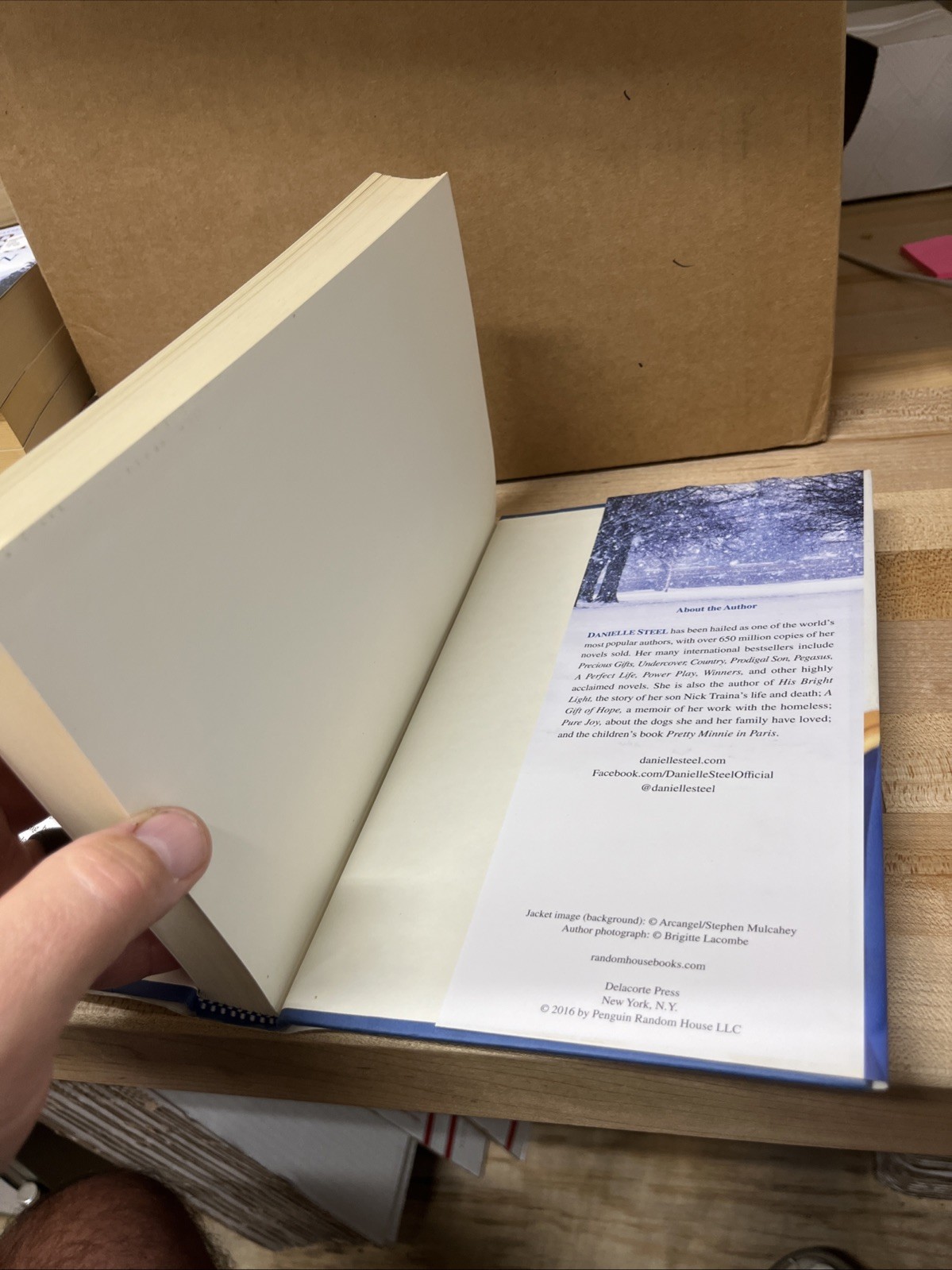 Blue: A Novel – Hardcover By Steel, Danielle – VG Box 71