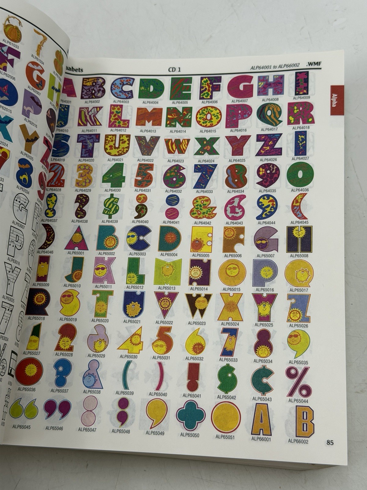 Click Art 65 000 Users Guide and Visual Catalogue Paperback Book 1997 W/CD’S