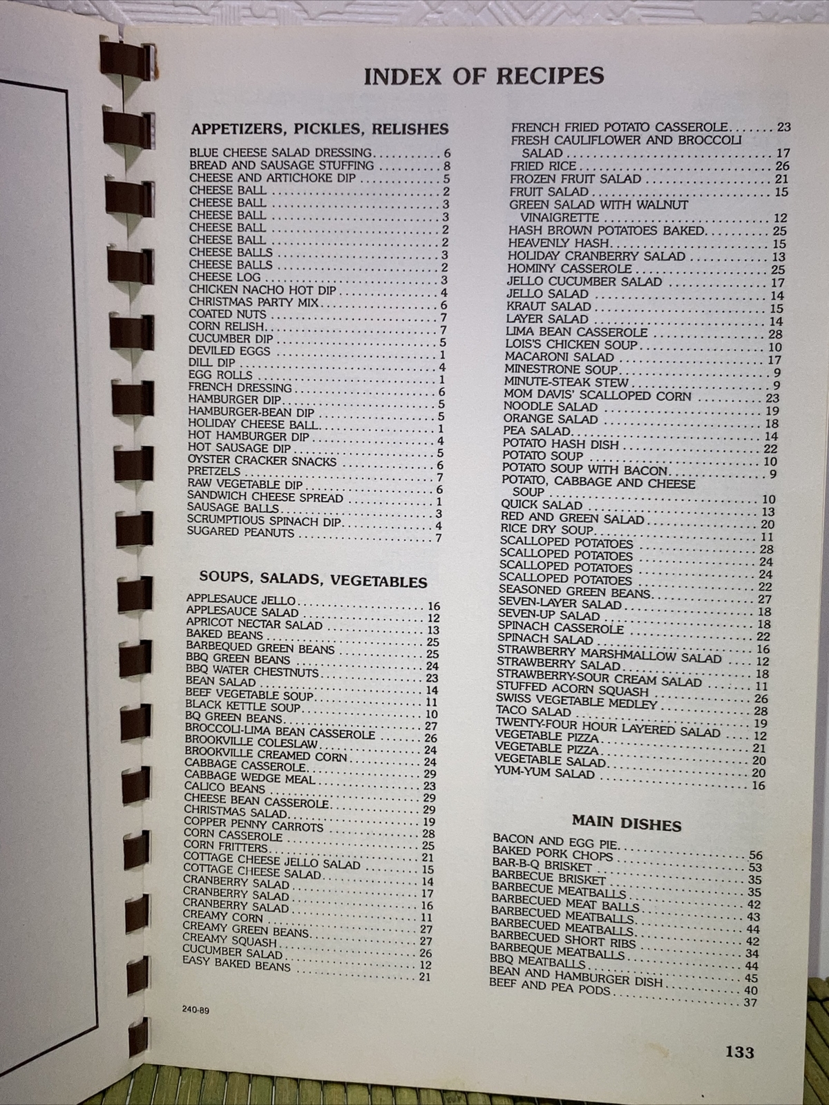 Home Cookin’ Treasured Recipes Kanopolis Sunflower Civic Club Kansas Fort Harker