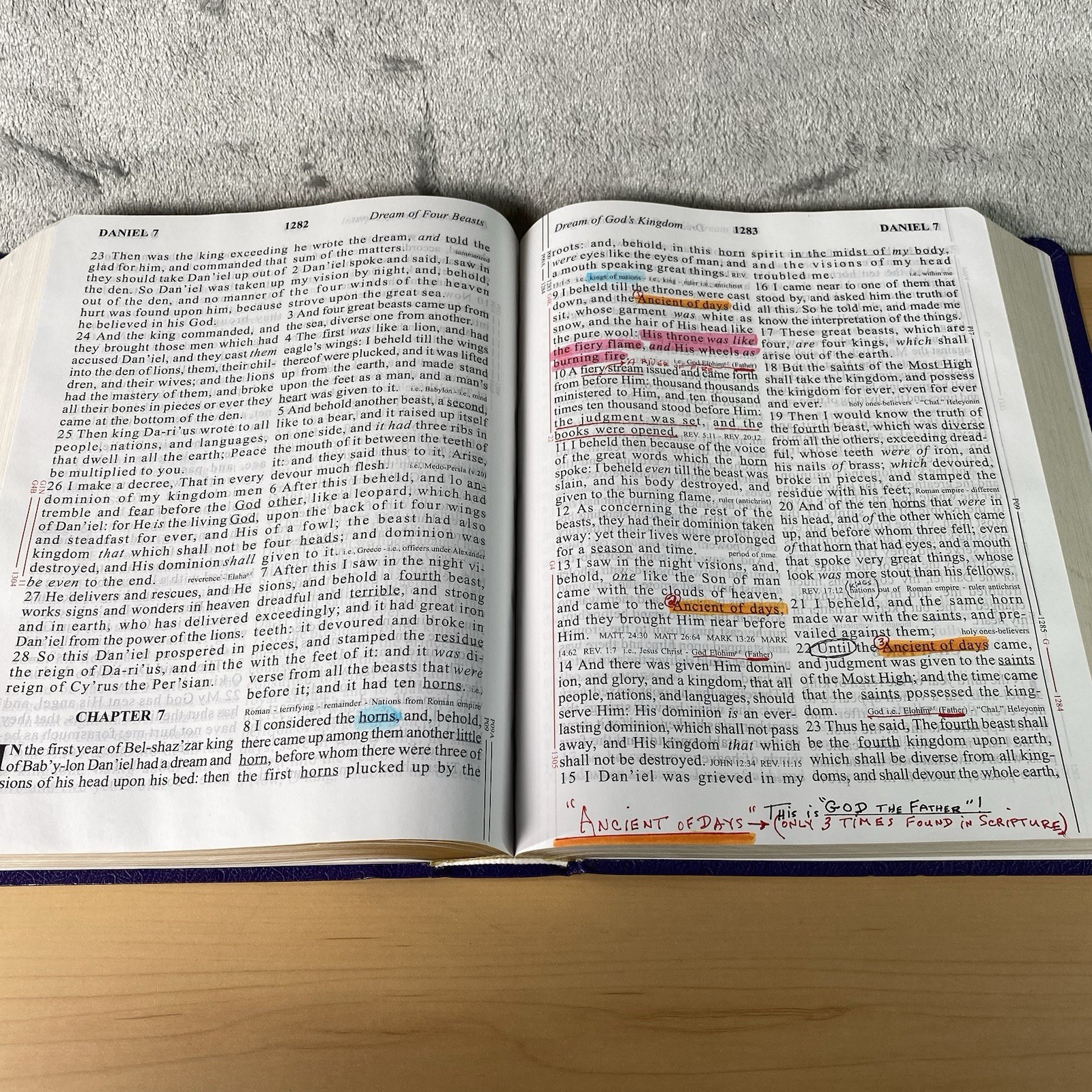 Word of God King James Bible Easy Reading Margin Edition Large Print Red Letter