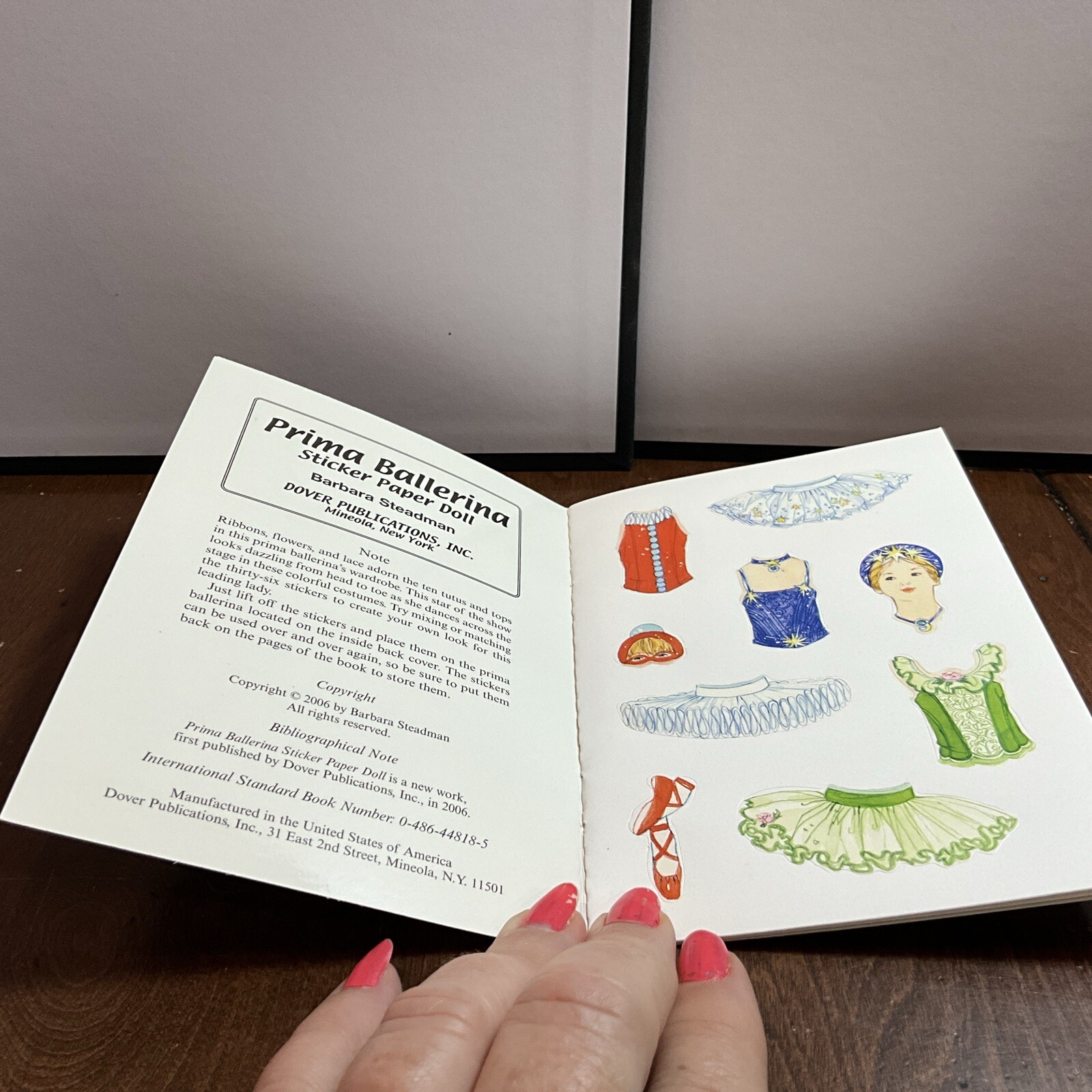 3 RARE 2000 – 2006 Dover Little Activity Sticker Paper Doll Joyful Like A Baby