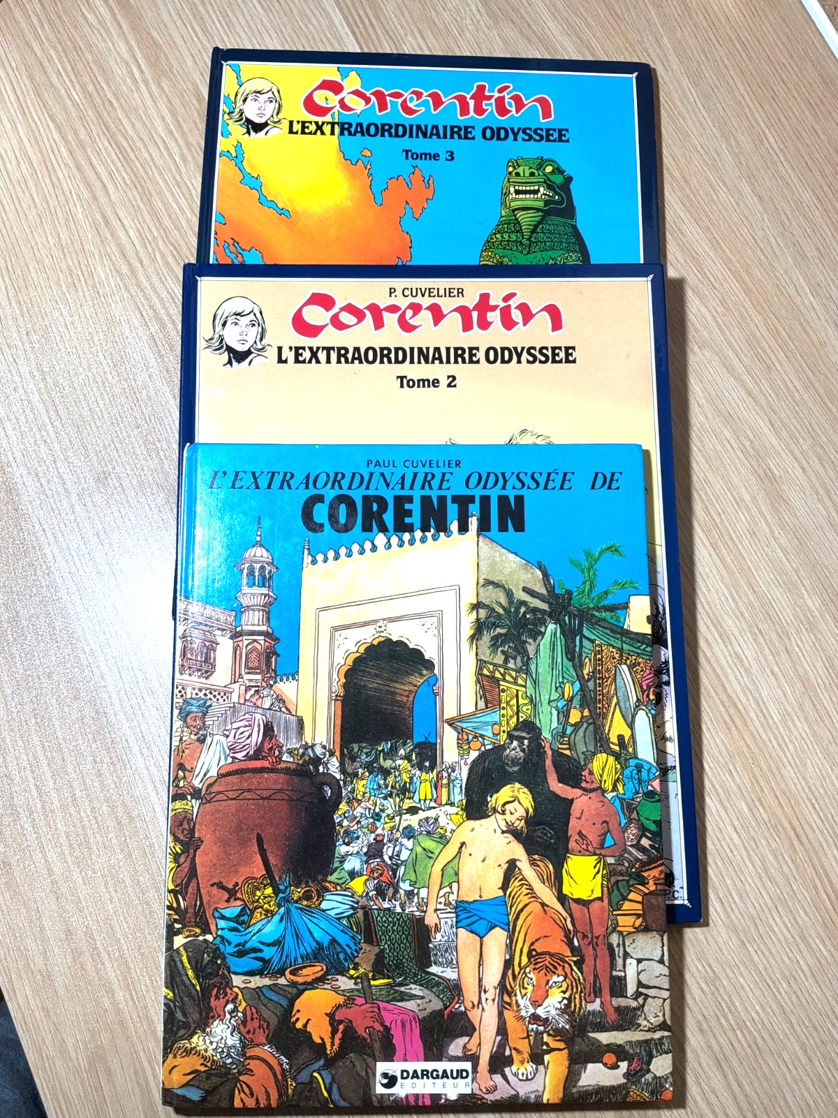 Corentin L’Extraordinaire Odyssée de Corentin 3-Book Set Vol. 1, 2,/ 3 French HC