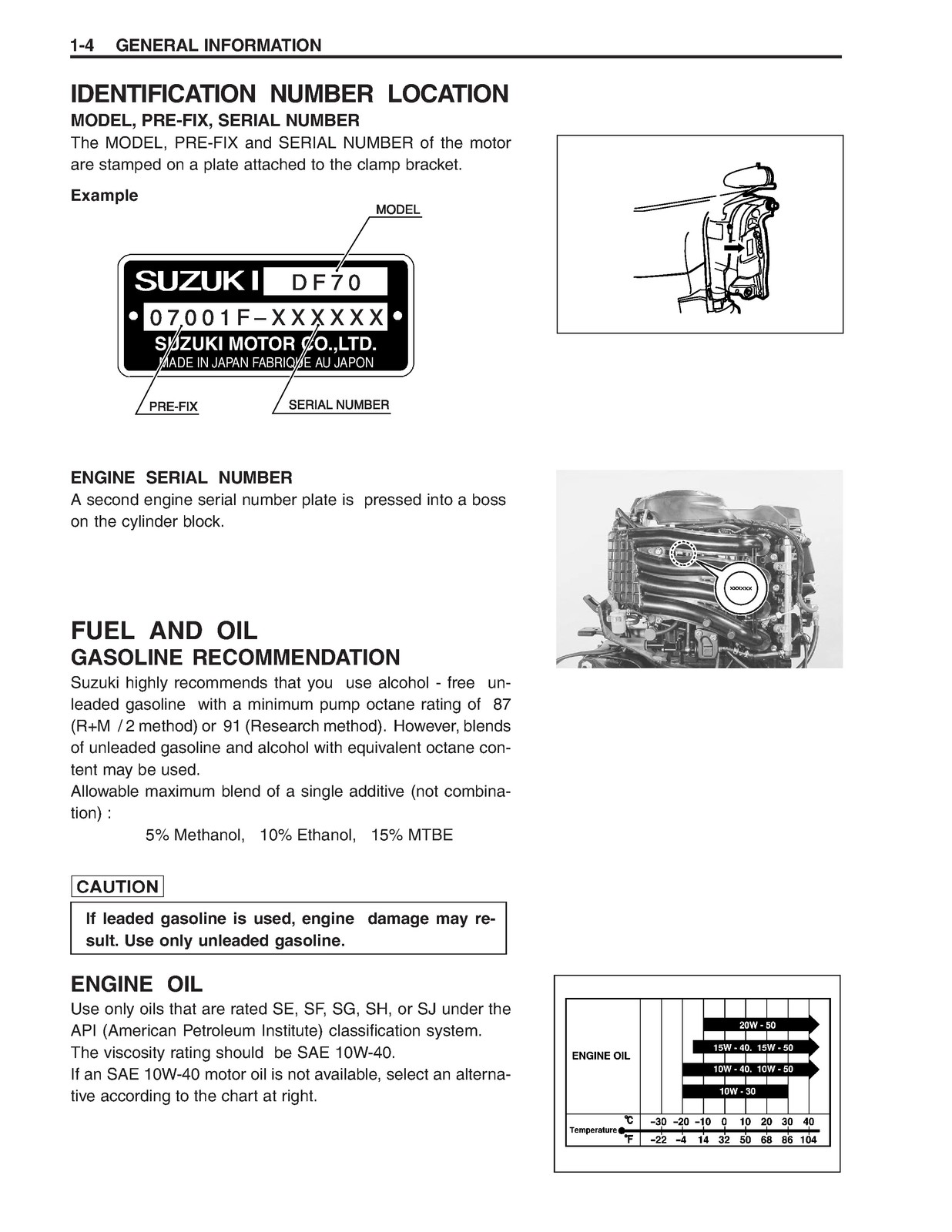 SUZUKI DF60 DF70 Outboard Motor Service Manual 2003 – WIRE BOUND – TOUGH COVERS