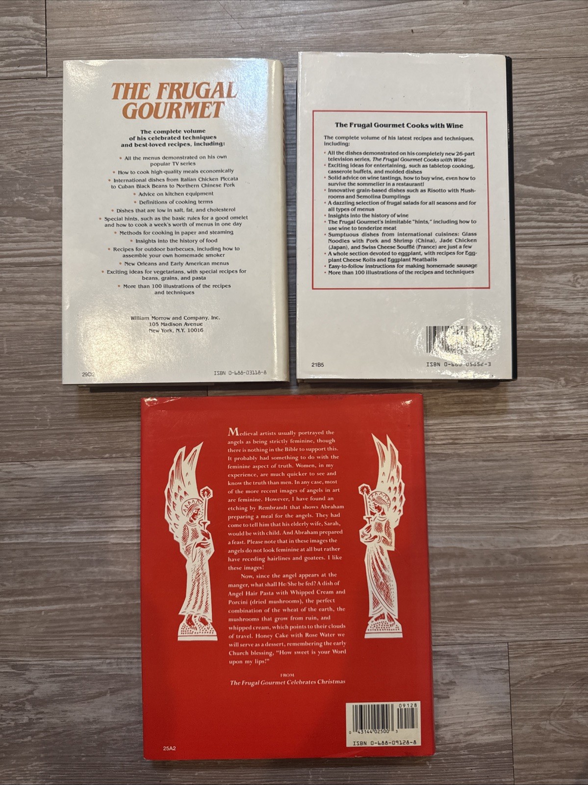 Lot of 3 The Frugal Gourmet by Jeff Smith Hardcover CookBooks All VG+