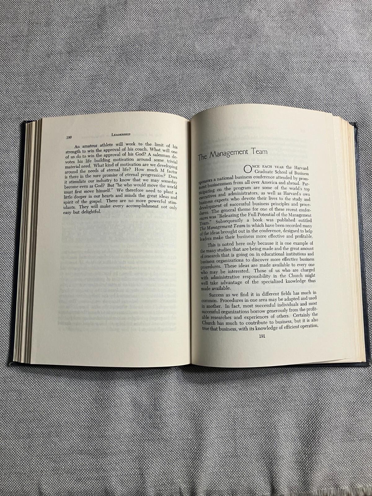 LDS Leadership by Sterling W Sill 1958 Hardcover Volume 1