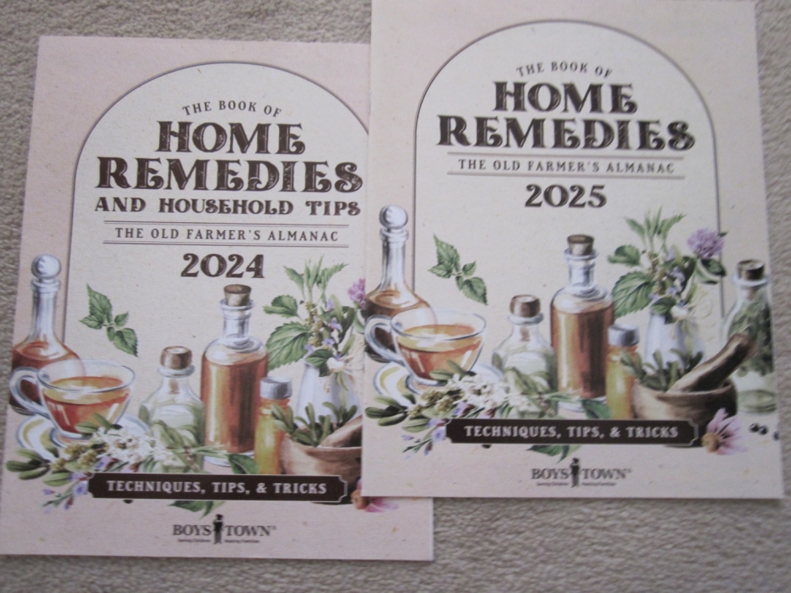 The Old Farmer’s Almanac Book of Home Remedies, 2024 & 2025, Boys Town Press