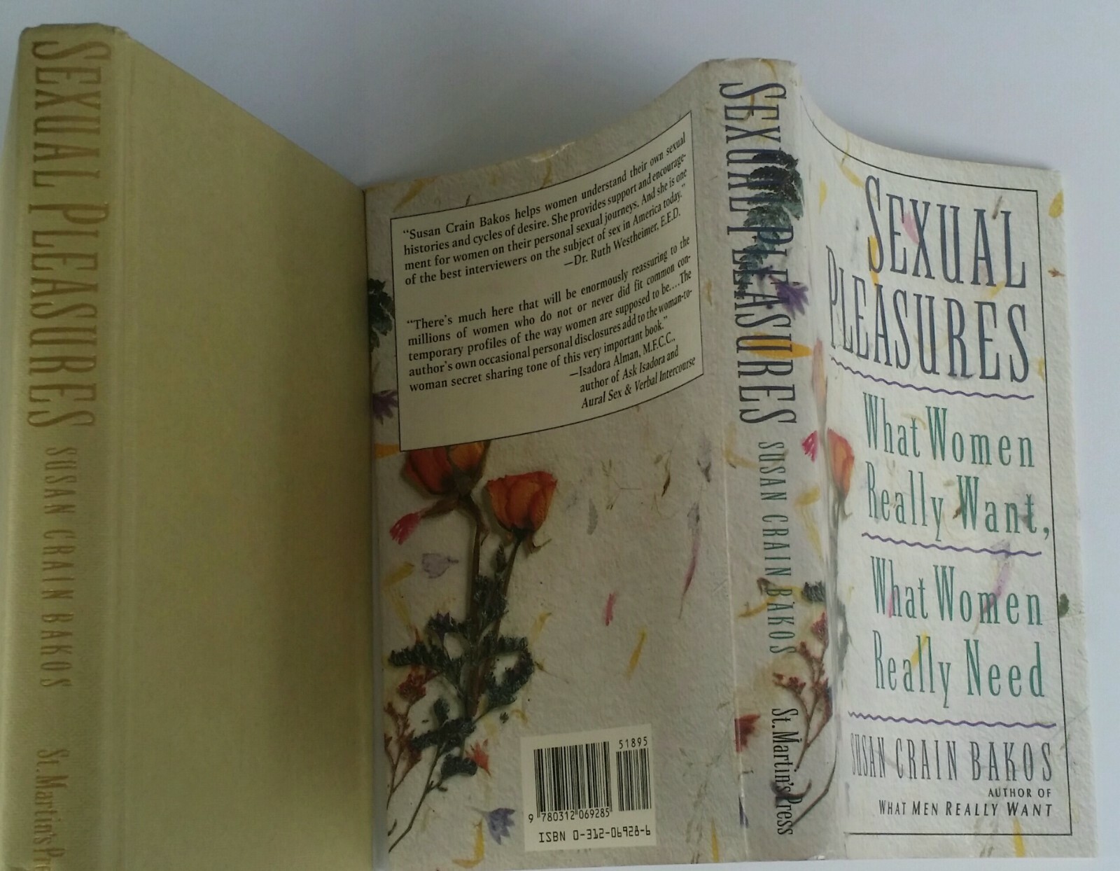 Sexual Pleasures: What Women Really Want- Susan Crain Bakos HC passion # 5695