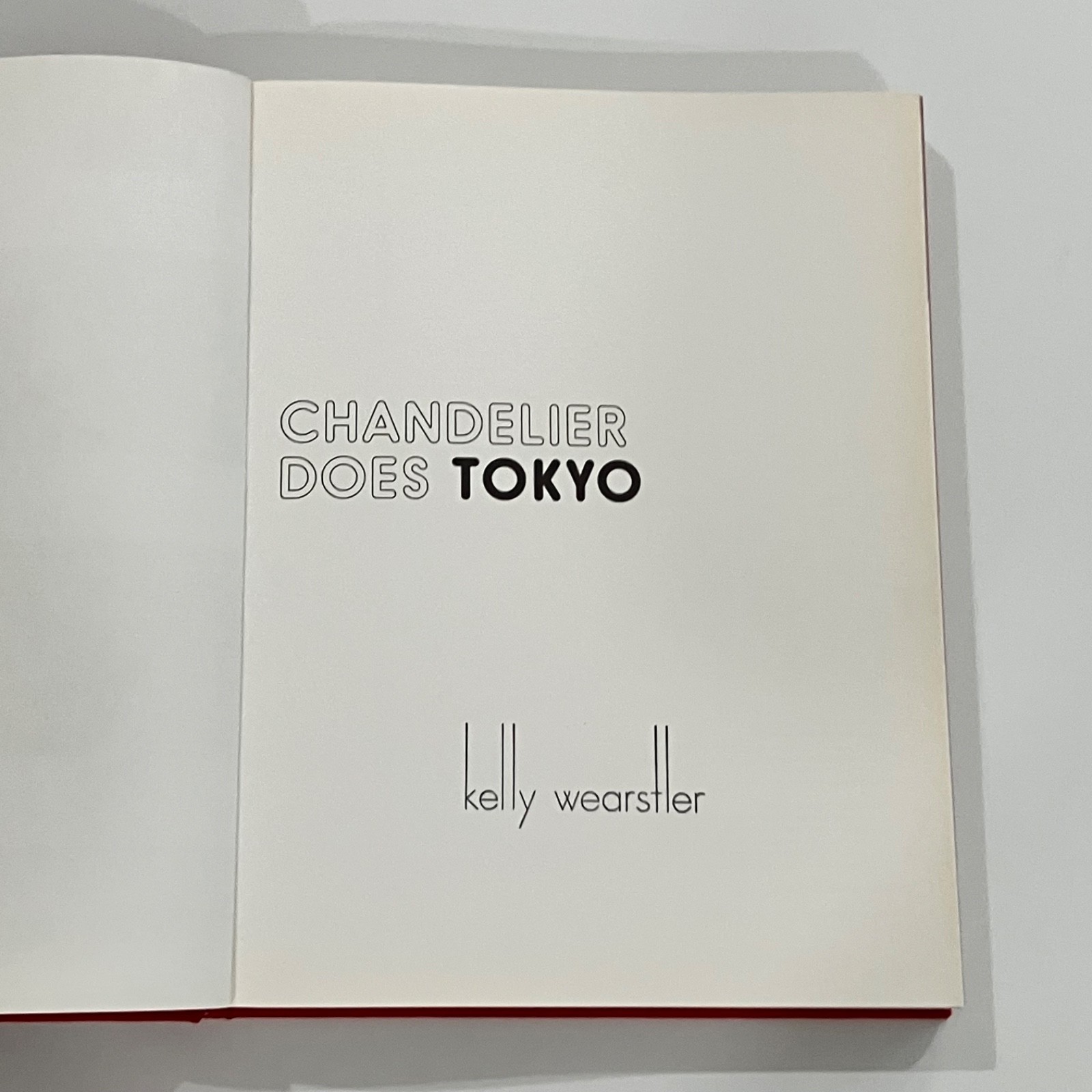 Chandelier Does Tokyo Coffeetable Art Travel Hardcover Book 2016