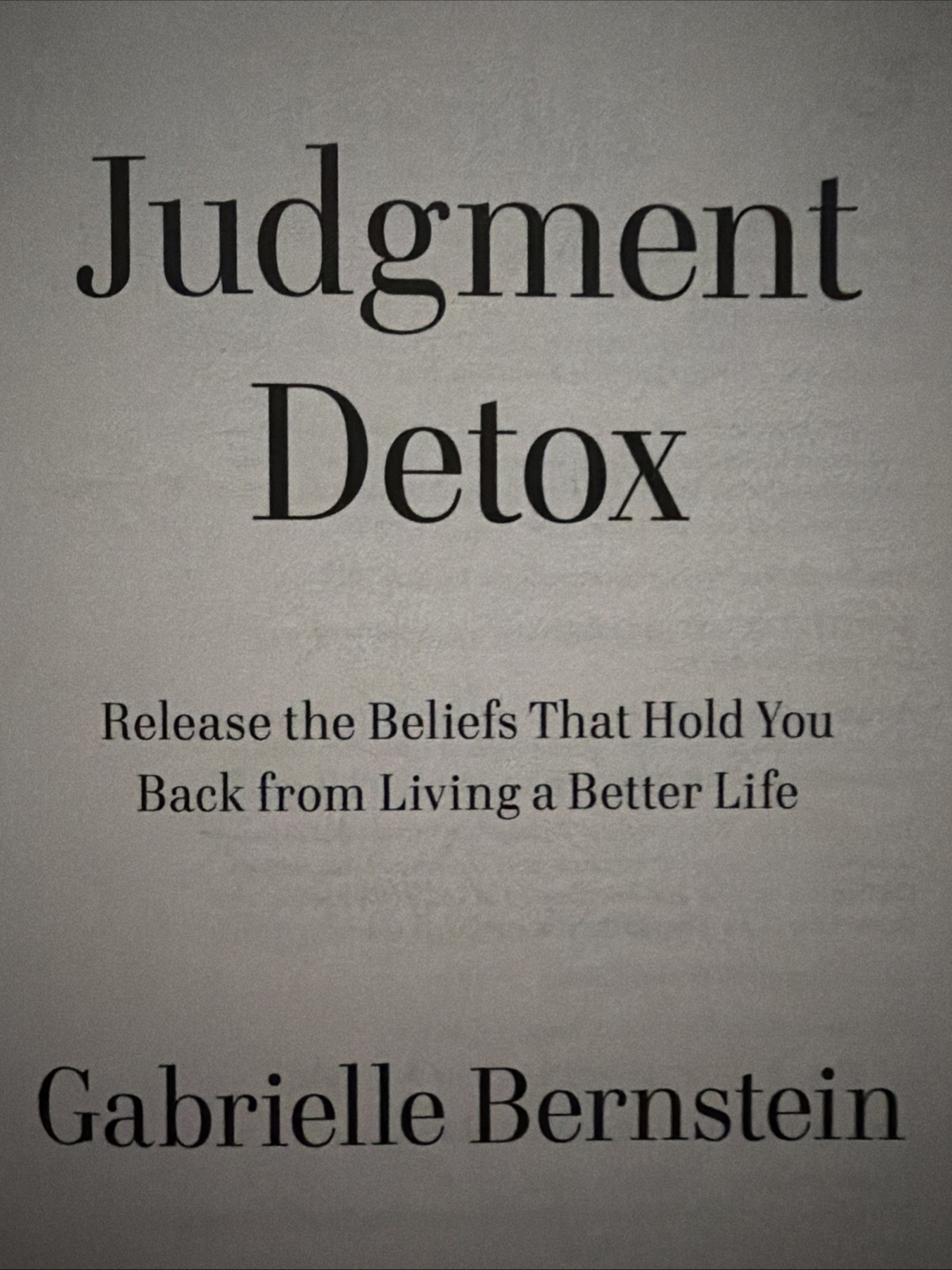 Gabrielle Bernstein JUDGEMENT DETOX & JOURNAL Bundle, 2018 HCDJ, North Star Way