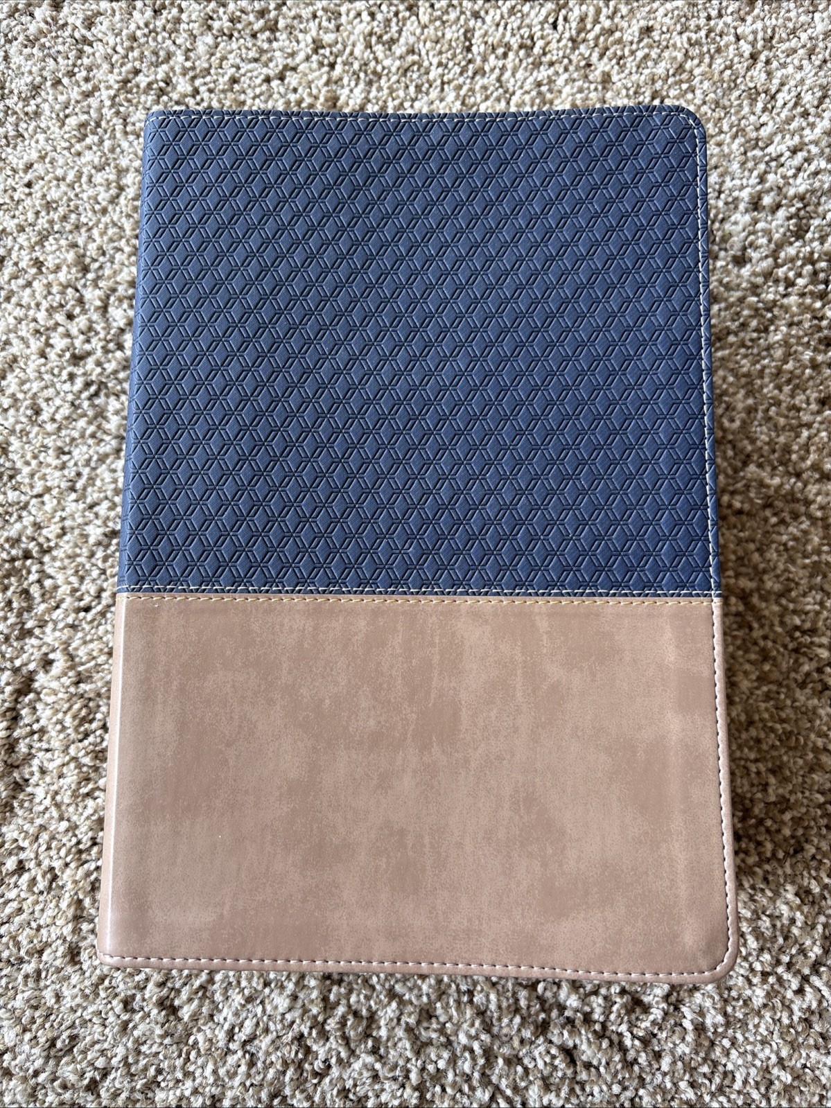NIV Study Bible Fully Revised Edition Leather Soft Zondervan Blue/Tan
