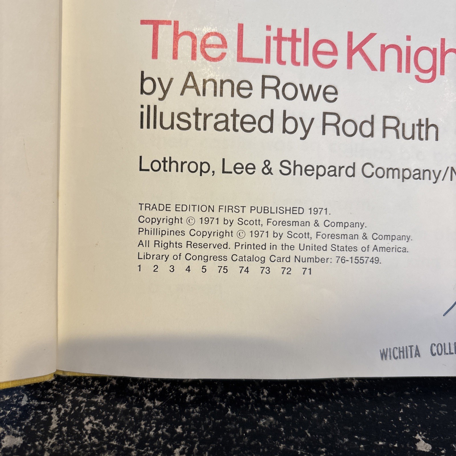 The little night a little(SCOTT FORESMAN READING SYSTEMS ; By Ann Rowe