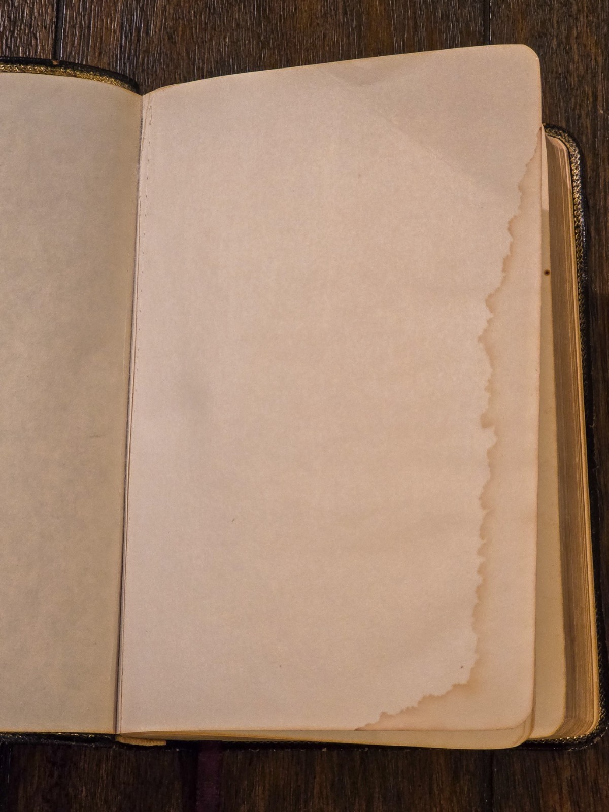 NASB Bible – Moody Press Reference Edition – Name Imprinted, Water Stain