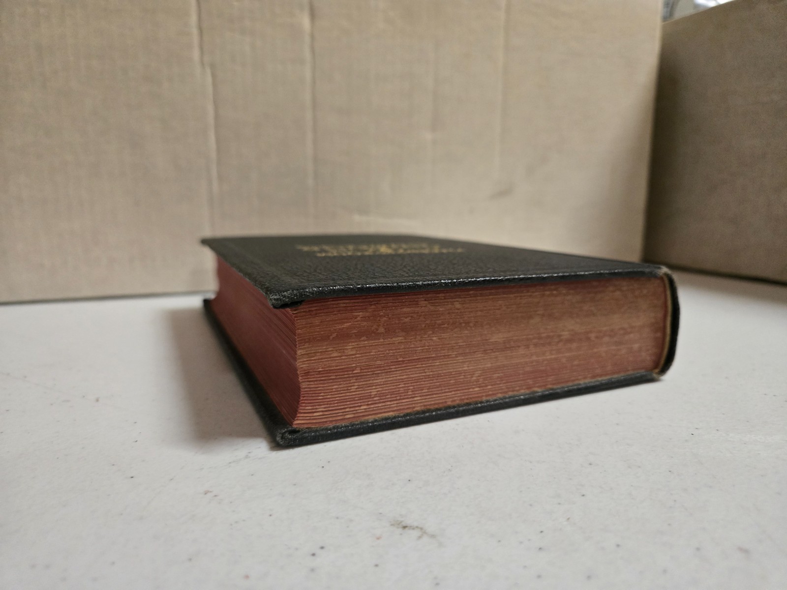 Vintage Gideons Holy Bible National Bible Press King James Version KJV Red Edges