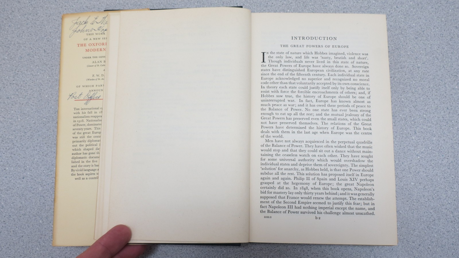 The Struggle for Mastery in Europe 1848-1918 by Taylor – Oxford Press hardcover