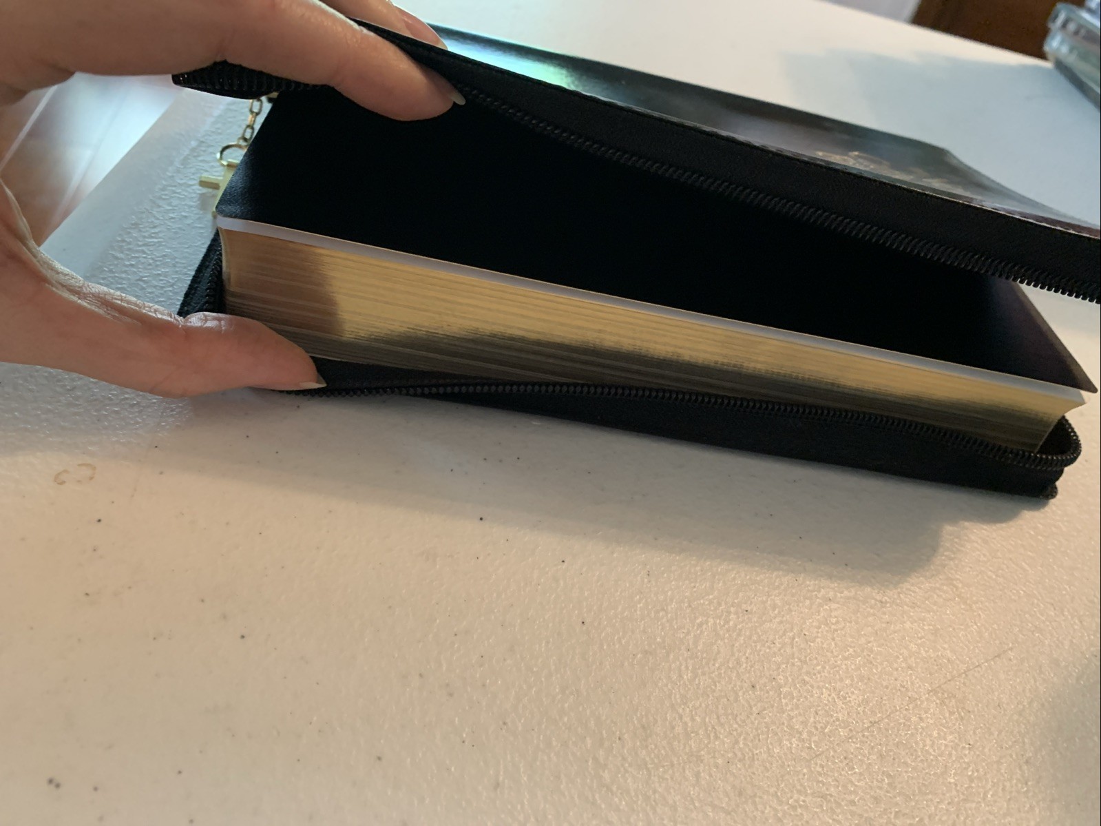 The New Catholic Bible Red Letter Edition Catholic World Press Black Zip Around