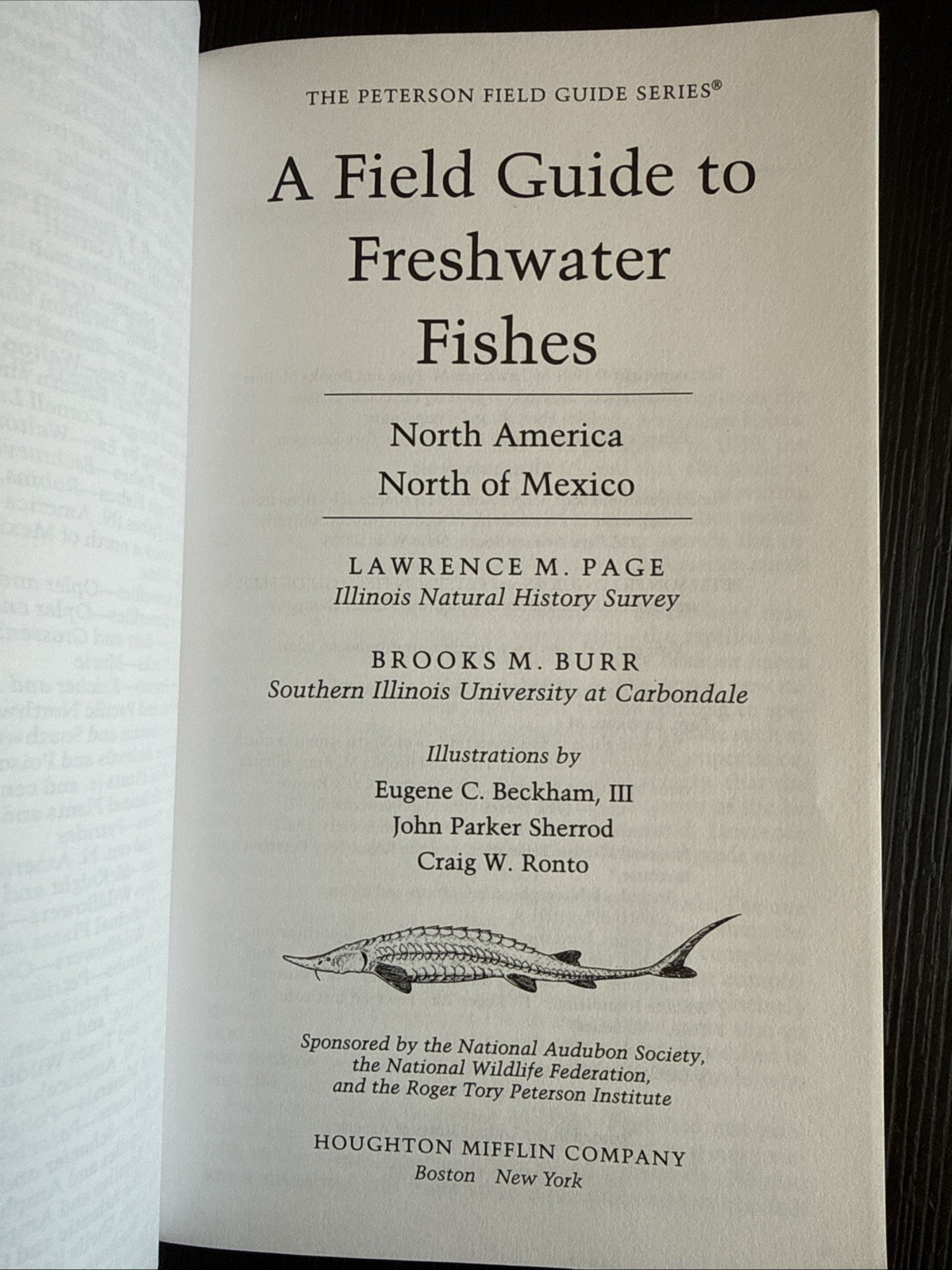 Paterson Field Guides – Fresh Water Fishes- Lawrence M.