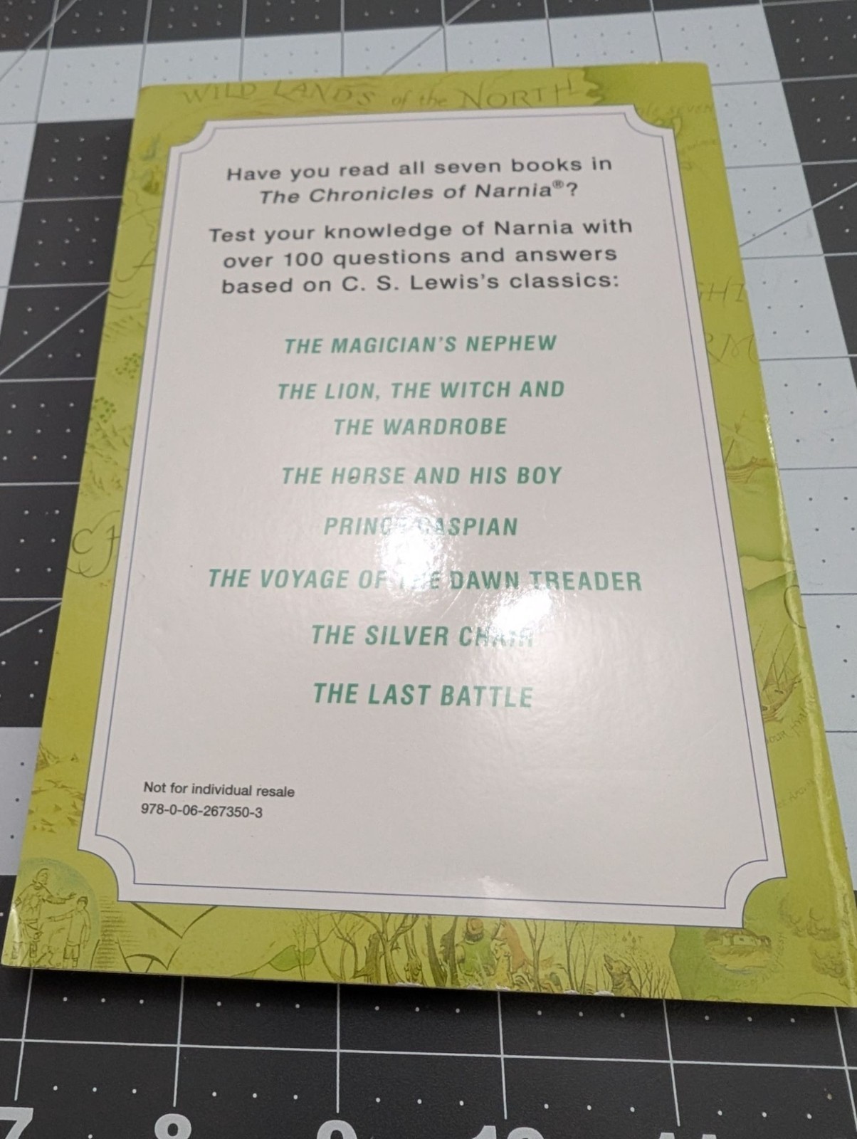 The Narnia Trivia Book illustrated Pauline Baynes 1999 PB CS Lewis Adaptation