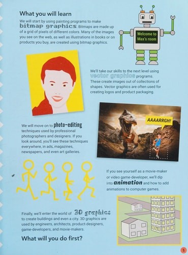 DESIGN ANIMATE AND CREAE WITH COMPUTER GRAPHICS by , Good Book
