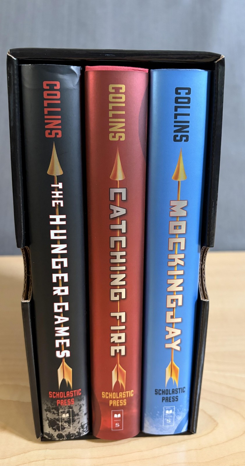 Hunger Games Trilogy Boxed Set 3 Books Suzanne Collins Scholastic Hardcover