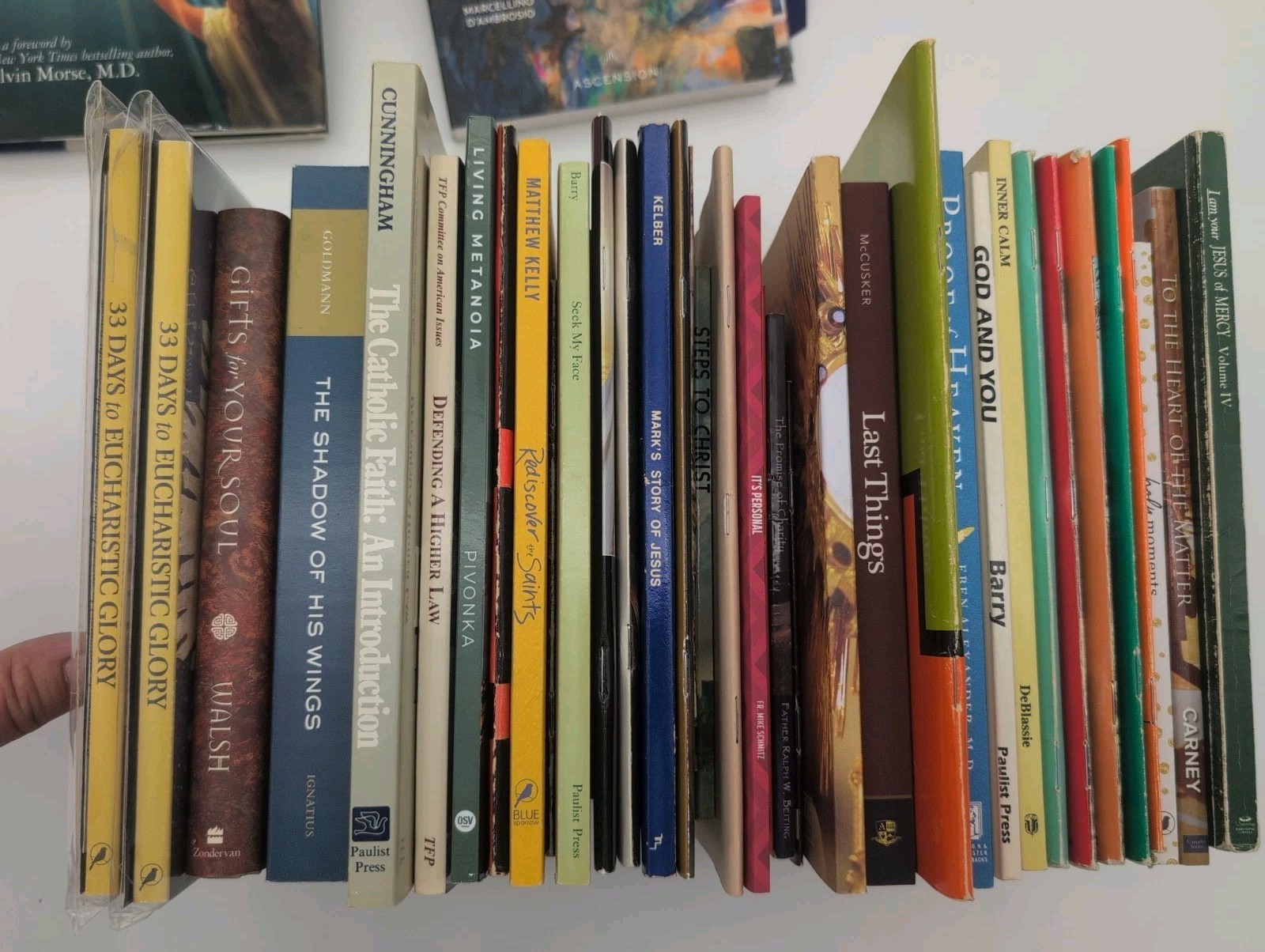Big Lot of 60 Catholic Booklets Some Vintage- Saints, Popes, Jesus, Bible Study+
