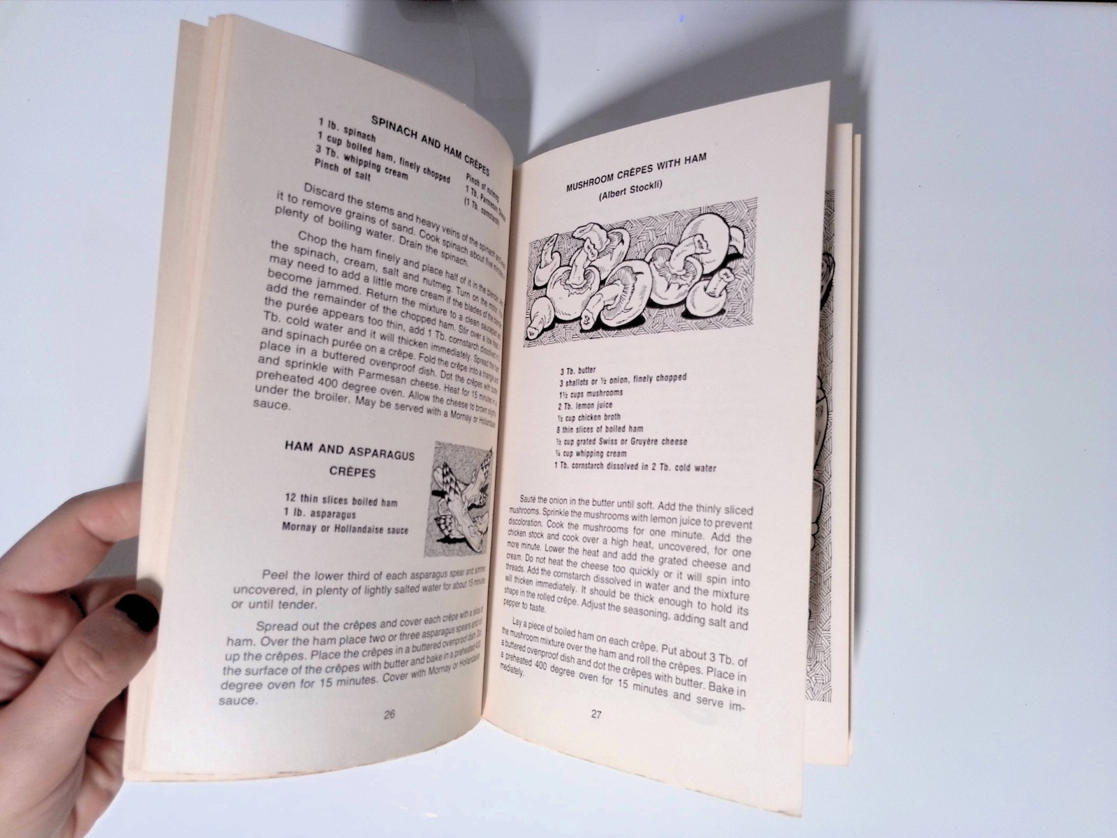 Crepes and Flaming Deserts Booklet Potpourri Press Irena Chalmers Recipes