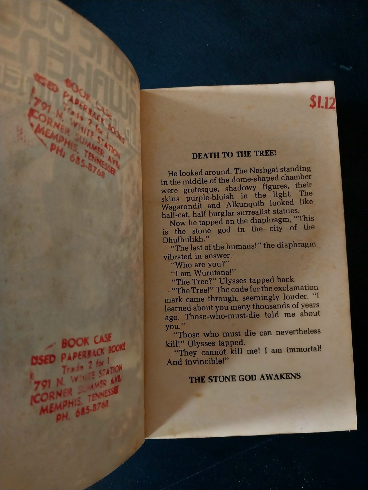 Philip Jose Farmer – The Stone God Awakens – Ace Books 1980 Printing