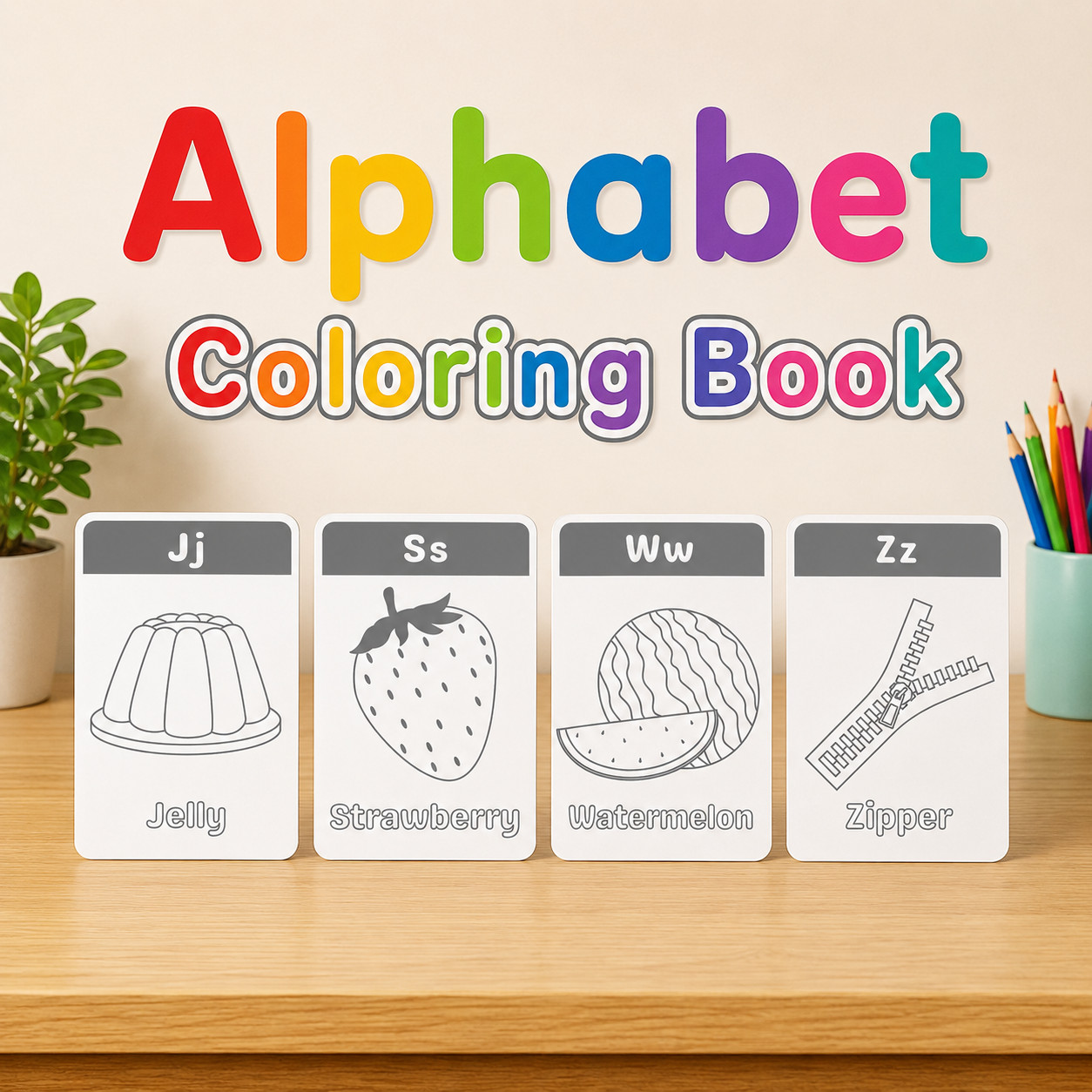DIGITAL CONTENT- 2026 Merrick Alphabet 26 Page Activity Book – PRINTABLE