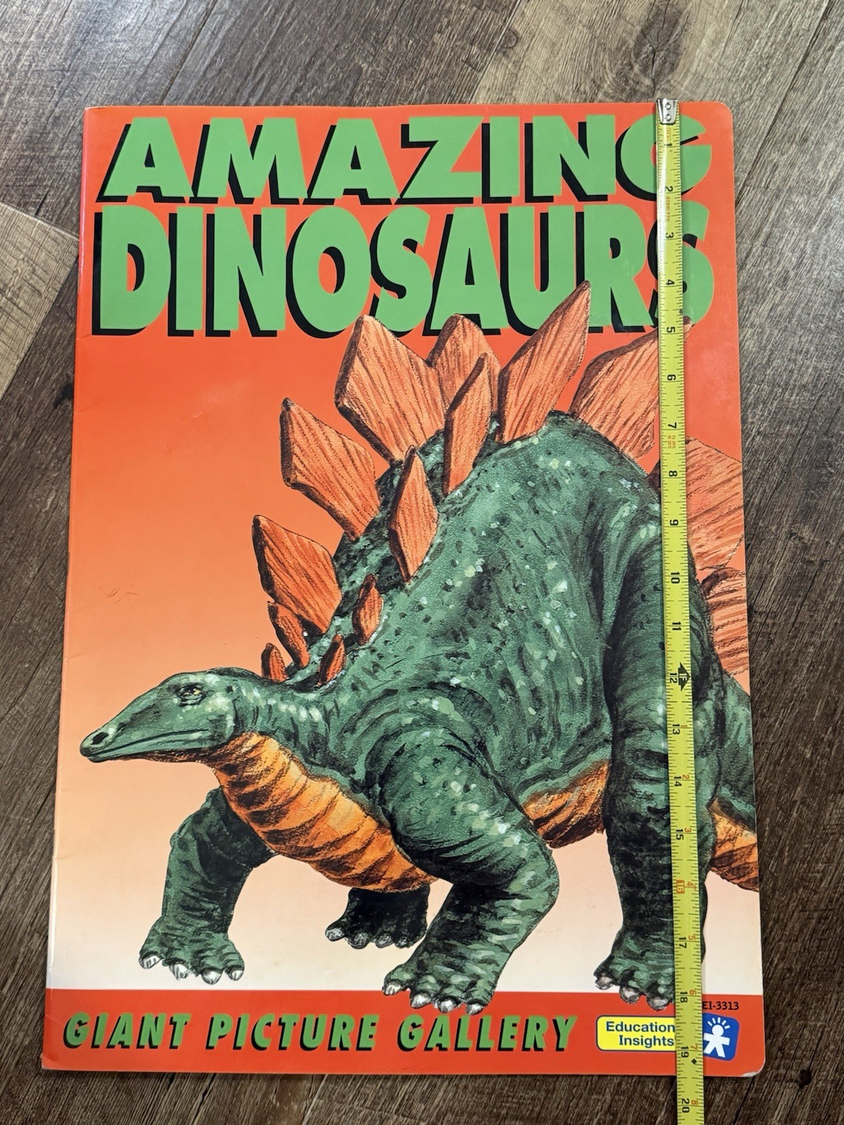 AMAZING DINOSAURS Giant Picture Gallery Book (1992, Ed. Insights, EI-3313) RARE