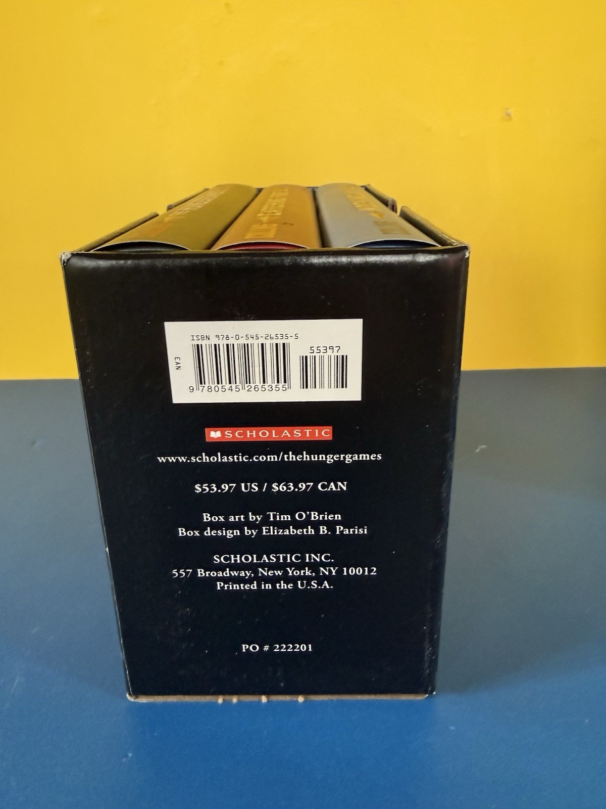 The Hunger Games Trilogy Boxed Book Set of 3 Collins Suzanne 1st Ed. Fantasy HC