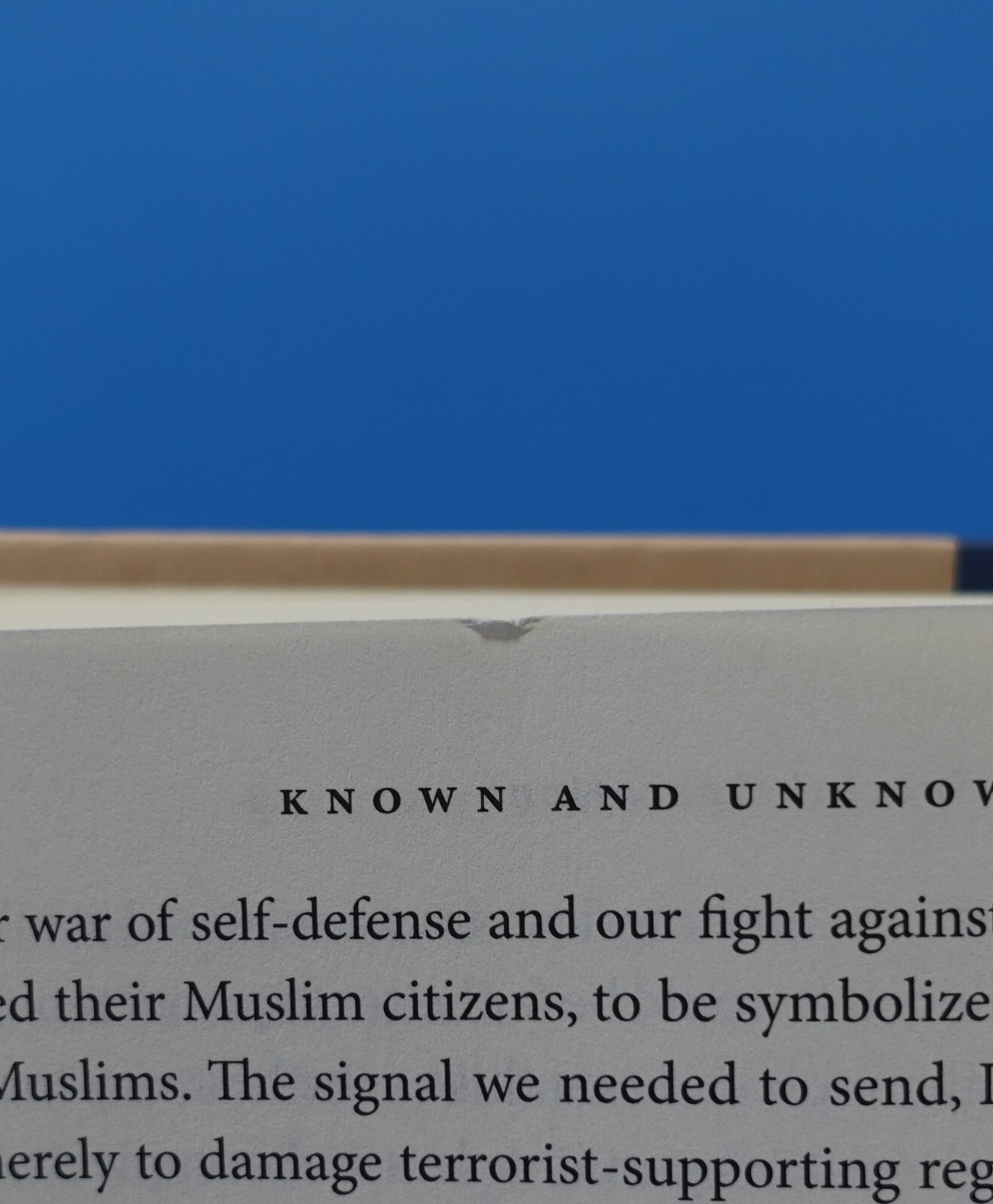 KNOWN AND UNKNOWN BY DONALD RUMSFELD, SIGNED