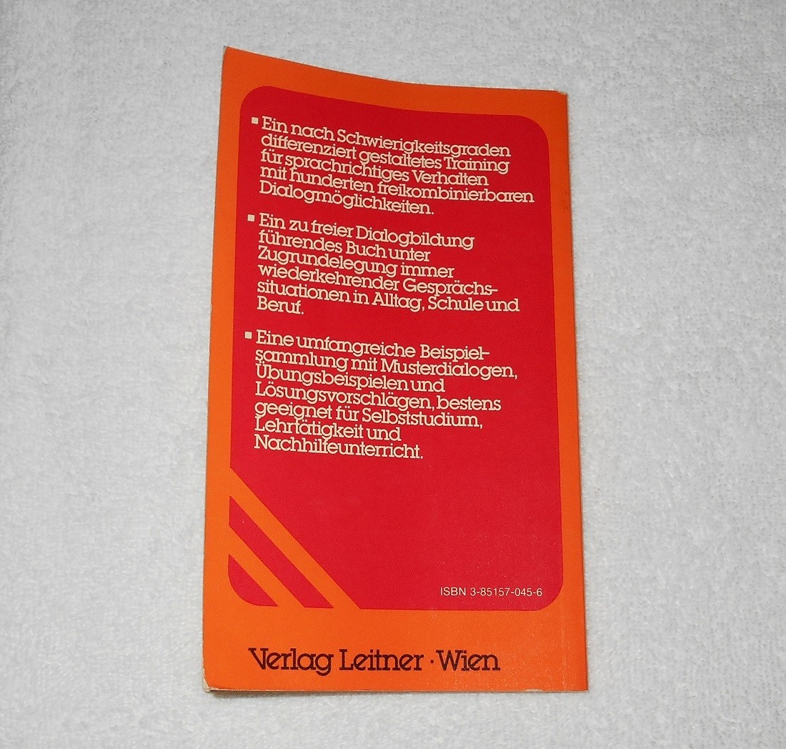 Gesprachs Training Englisch – Renate Seebaur – Verlag Leitner 1985 – 3851570456