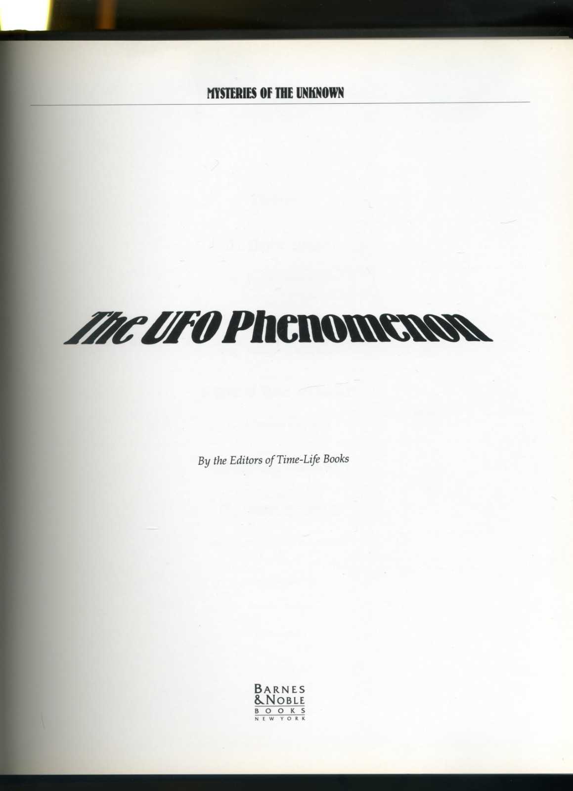 The UFO Phenomenon – Hardcover