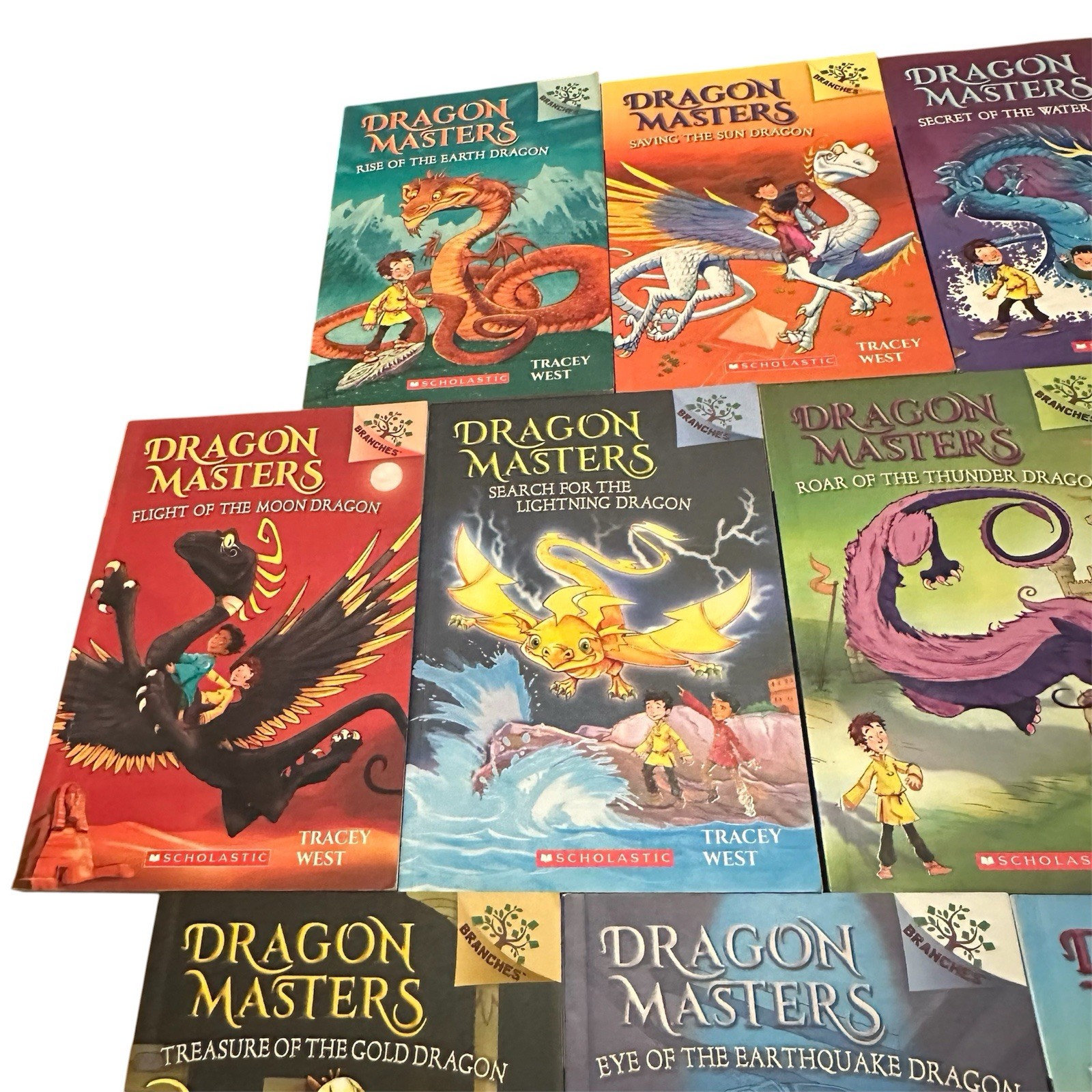 Dragon Masters Books 1–21 Book Lot Tracy West Scholastic PB Set