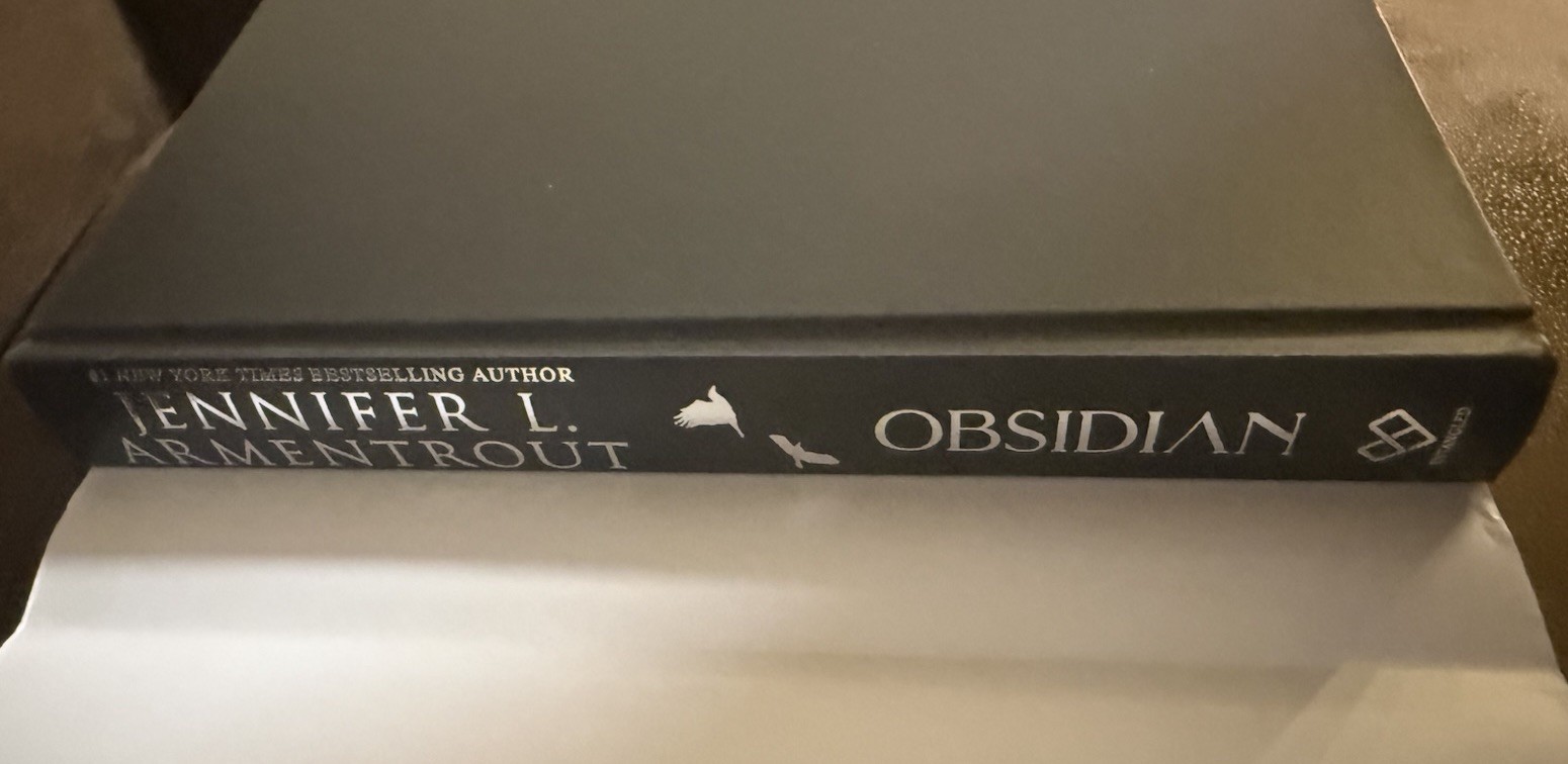 Jennifer L Armentrout Obsidian & Onyx Deluxe HC Set 1st Print DJ Sprayed Edges