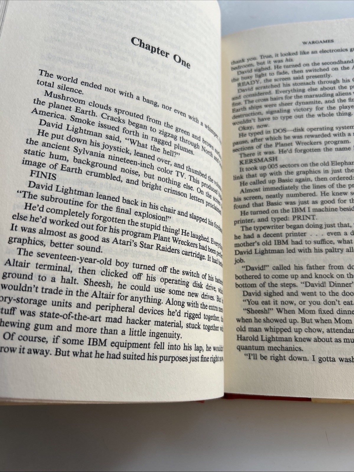 War Games by David Bischoff (1983) HC 📕 abw