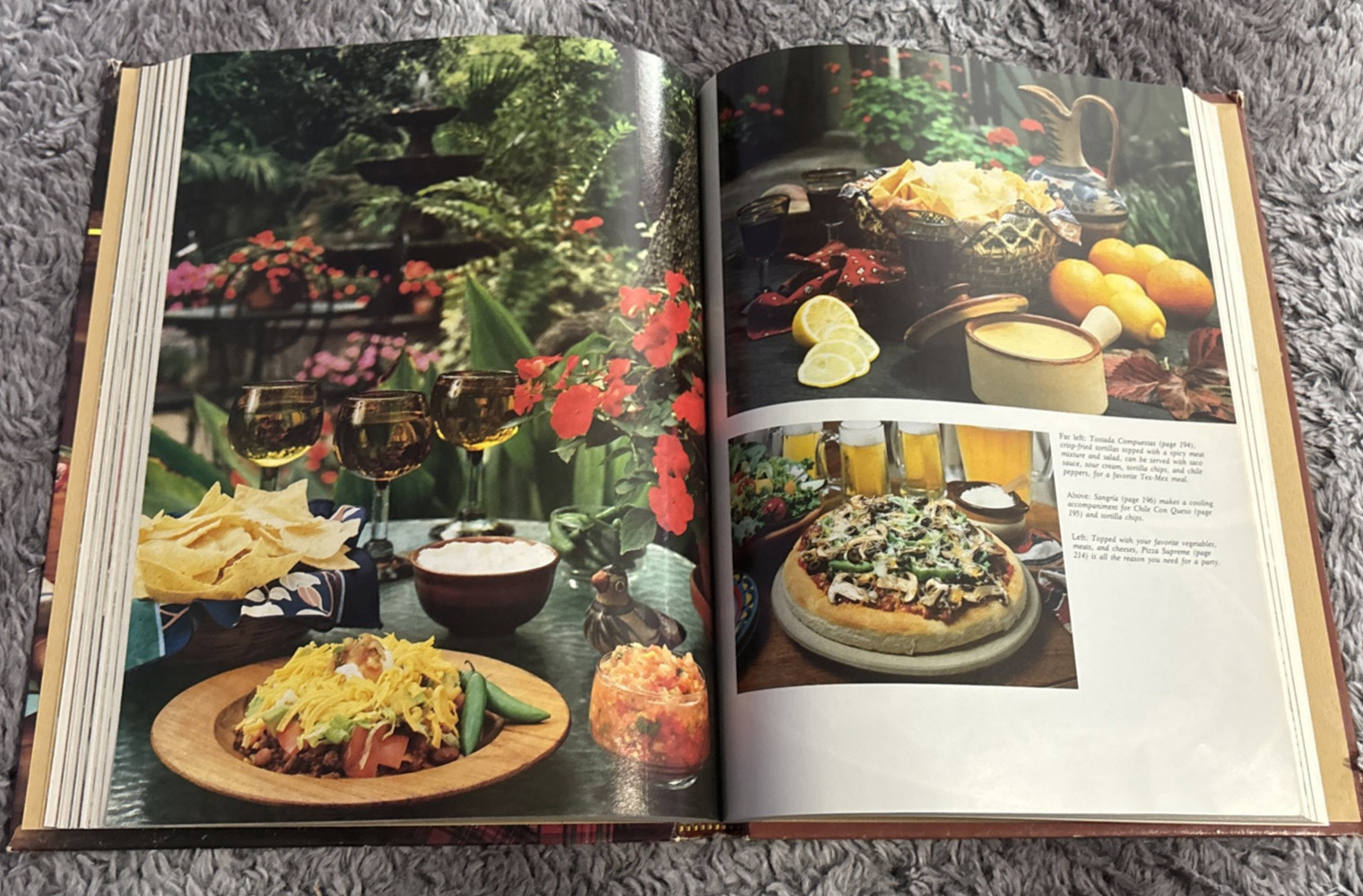 Southern Living 1981 Annual Recipes Hard Cover Book Vintage GC 340 Pages 8.5×11”