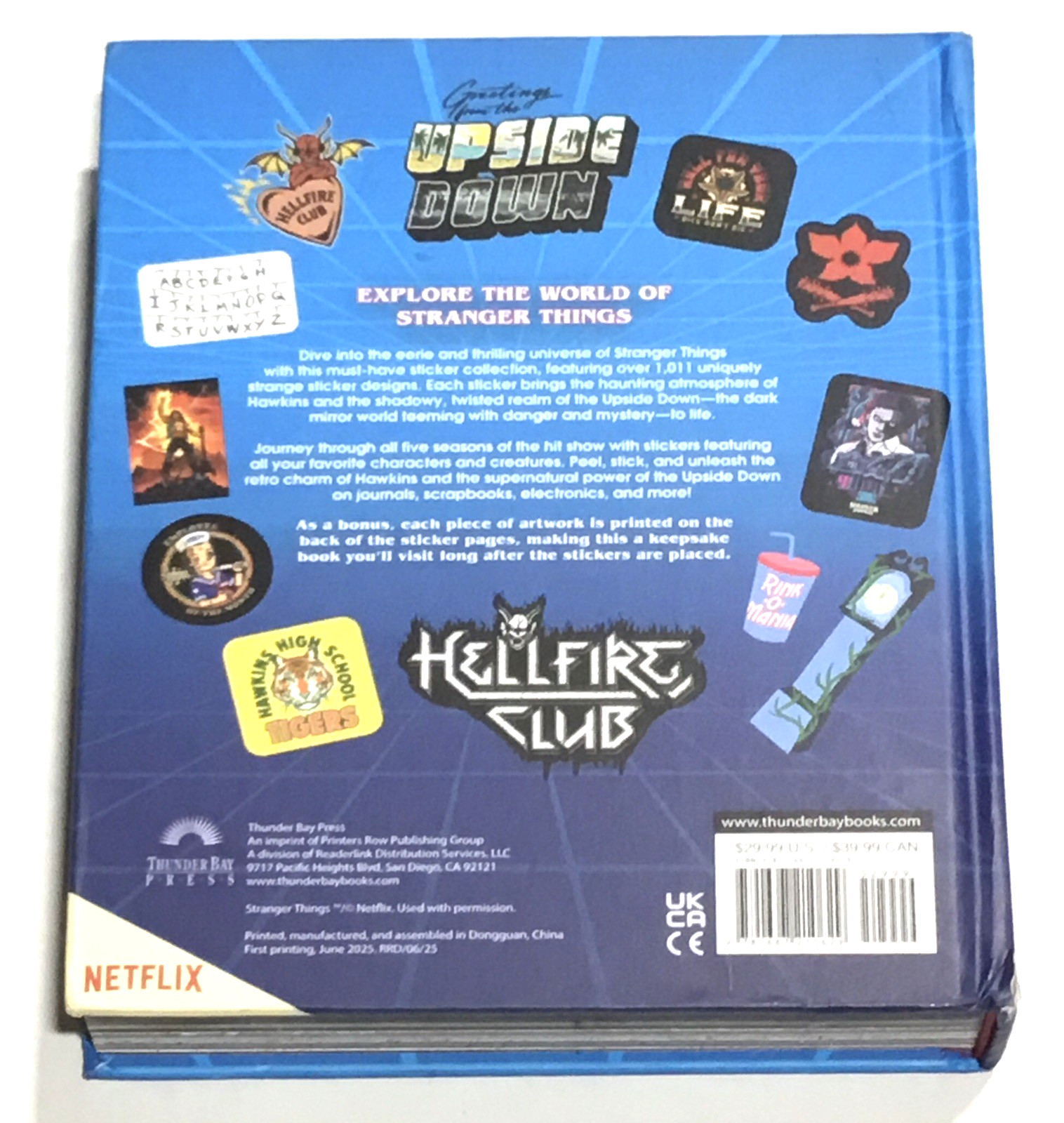 Stranger Things World of Stickers Art Inspired by the Series Book