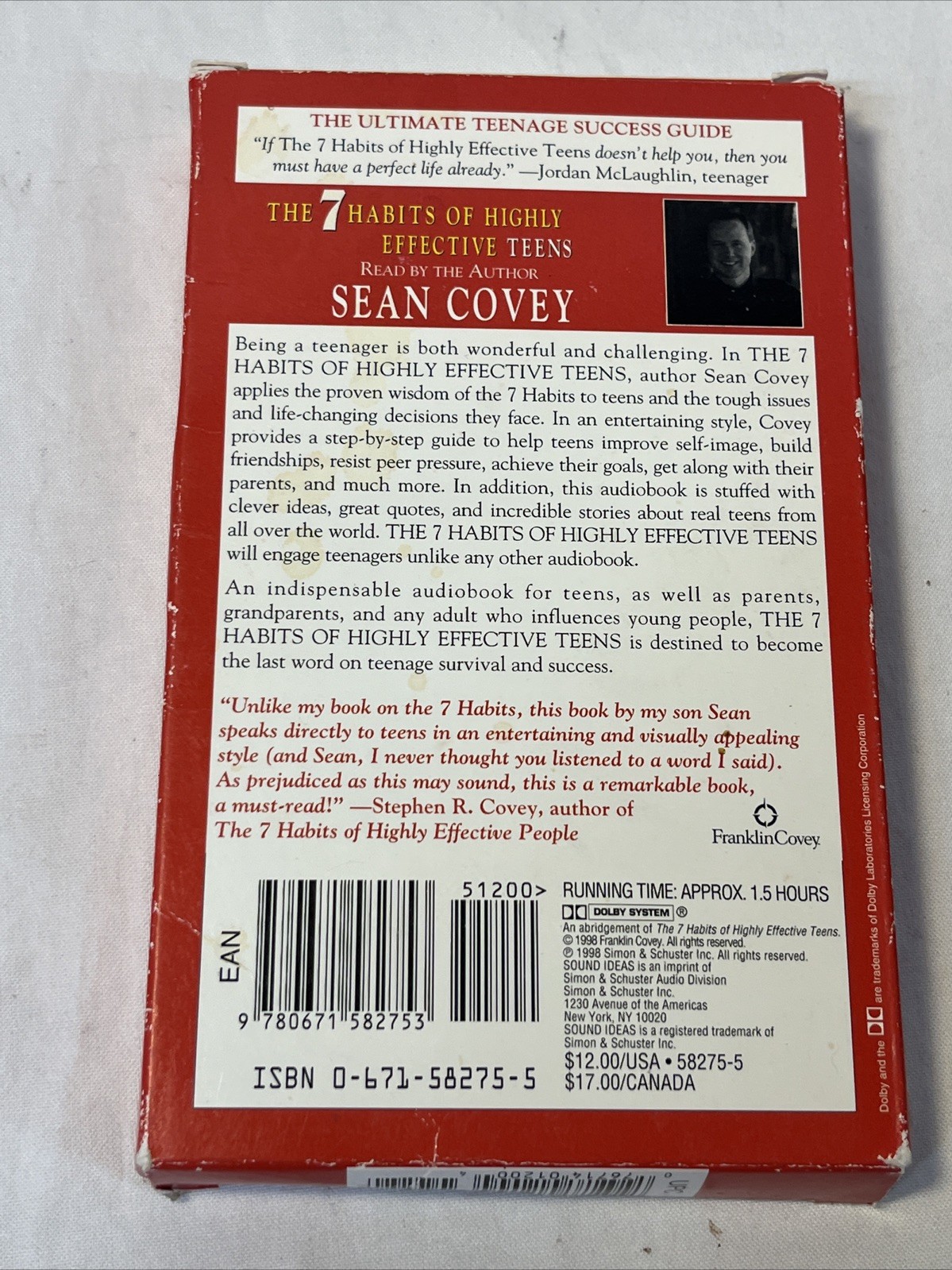The 7 Habits Of Highly Effective Teens – Covey, Sean – Good – See condition …