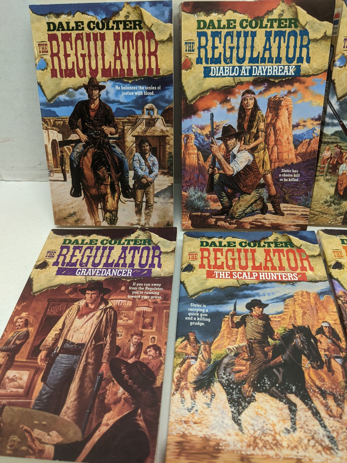 The Regulator Complete Series Books 1-9, 11-12 Western Paperbacks by Dale Colter