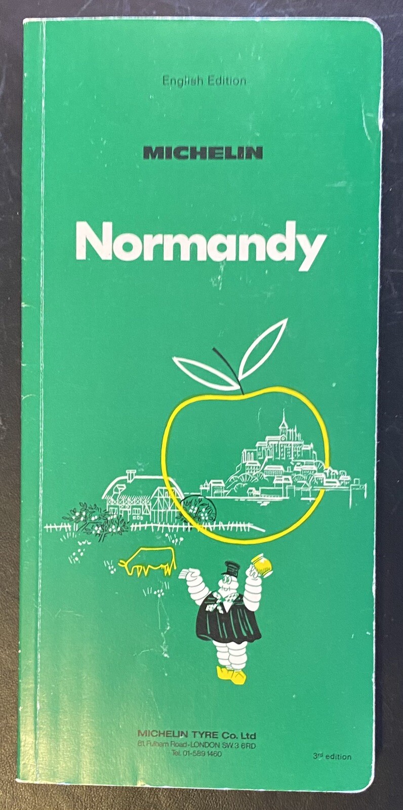 Michelin The Green Guide Normandy 1974 © 158 Pages Vintage