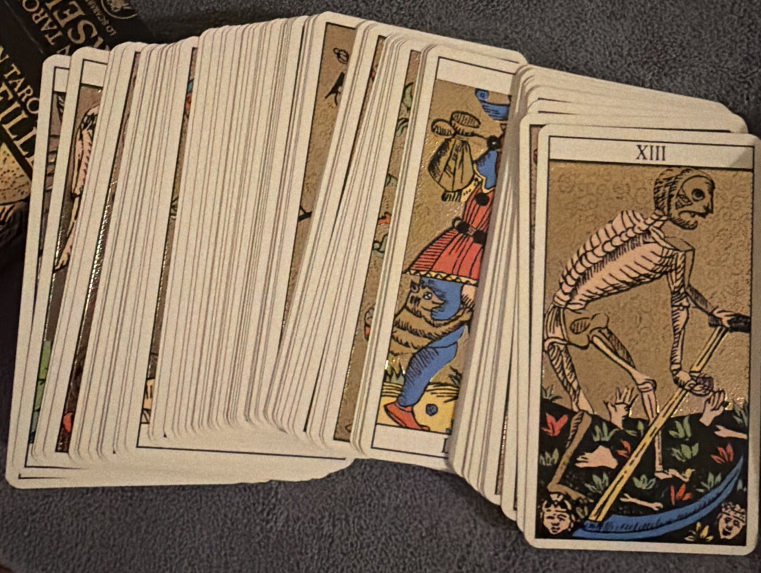 Golden Tarot of Marseille by Lo Scarabeo (2018, Cards,Flash Cards)