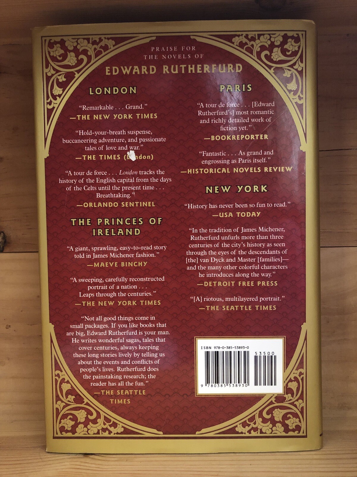 China The novel Hardcover by Edward Rutherfurd FIRST EDITION HC/DJ 2021