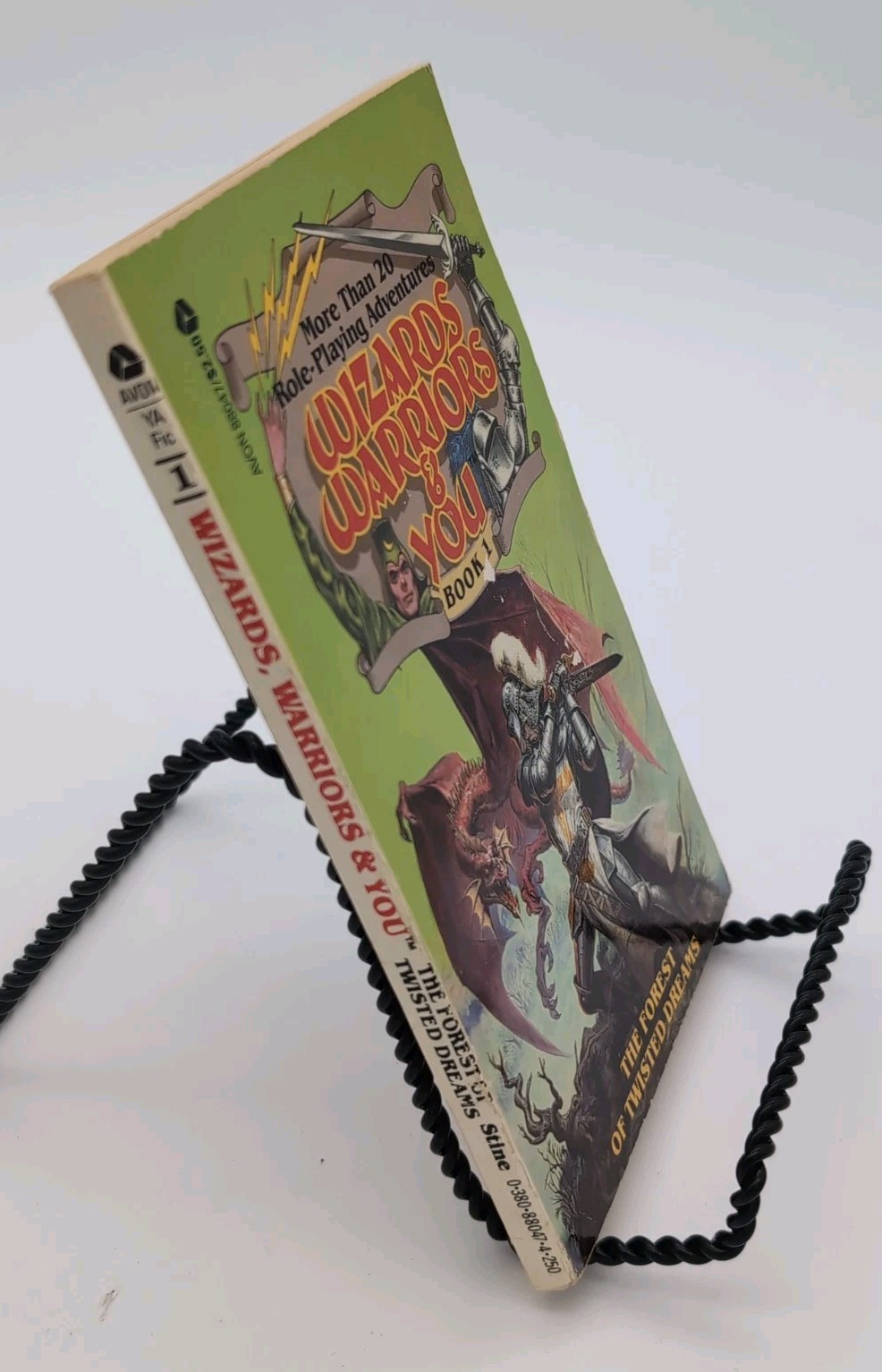 Wizards, Warriors and You #1 The Forest of Twisted Dreams R.L. Stine Very Good